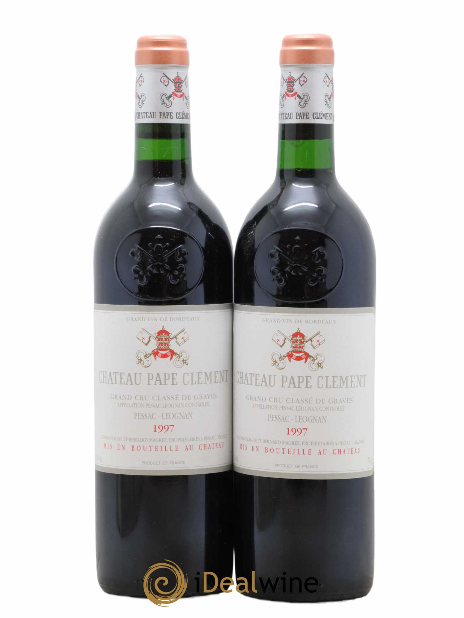 Château Pape Clément Cru Classé de Graves 1997 - Lot de 2 bouteilles - 0