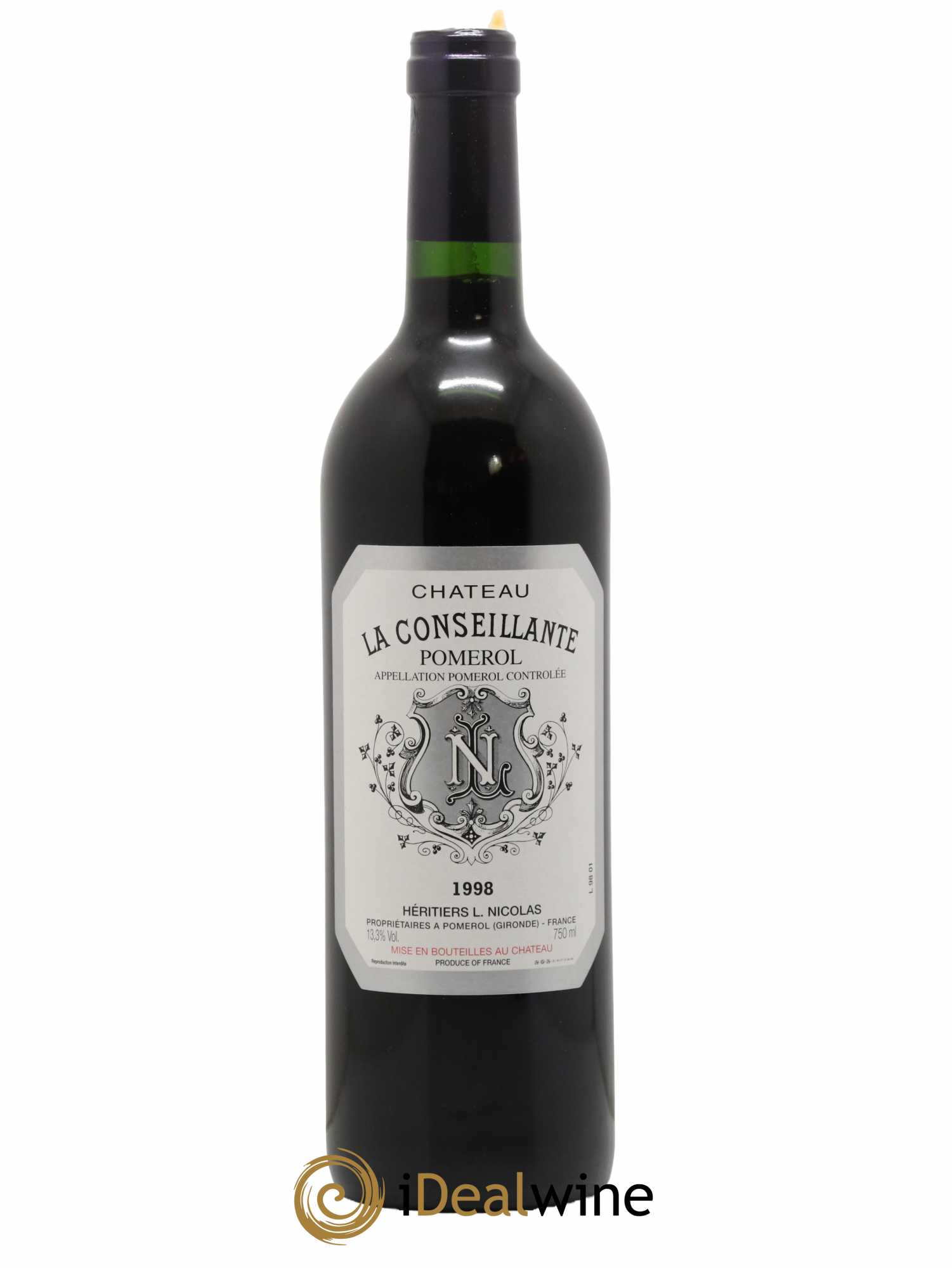 Château la Conseillante 1998 - Lot de 1 bouteille - 0