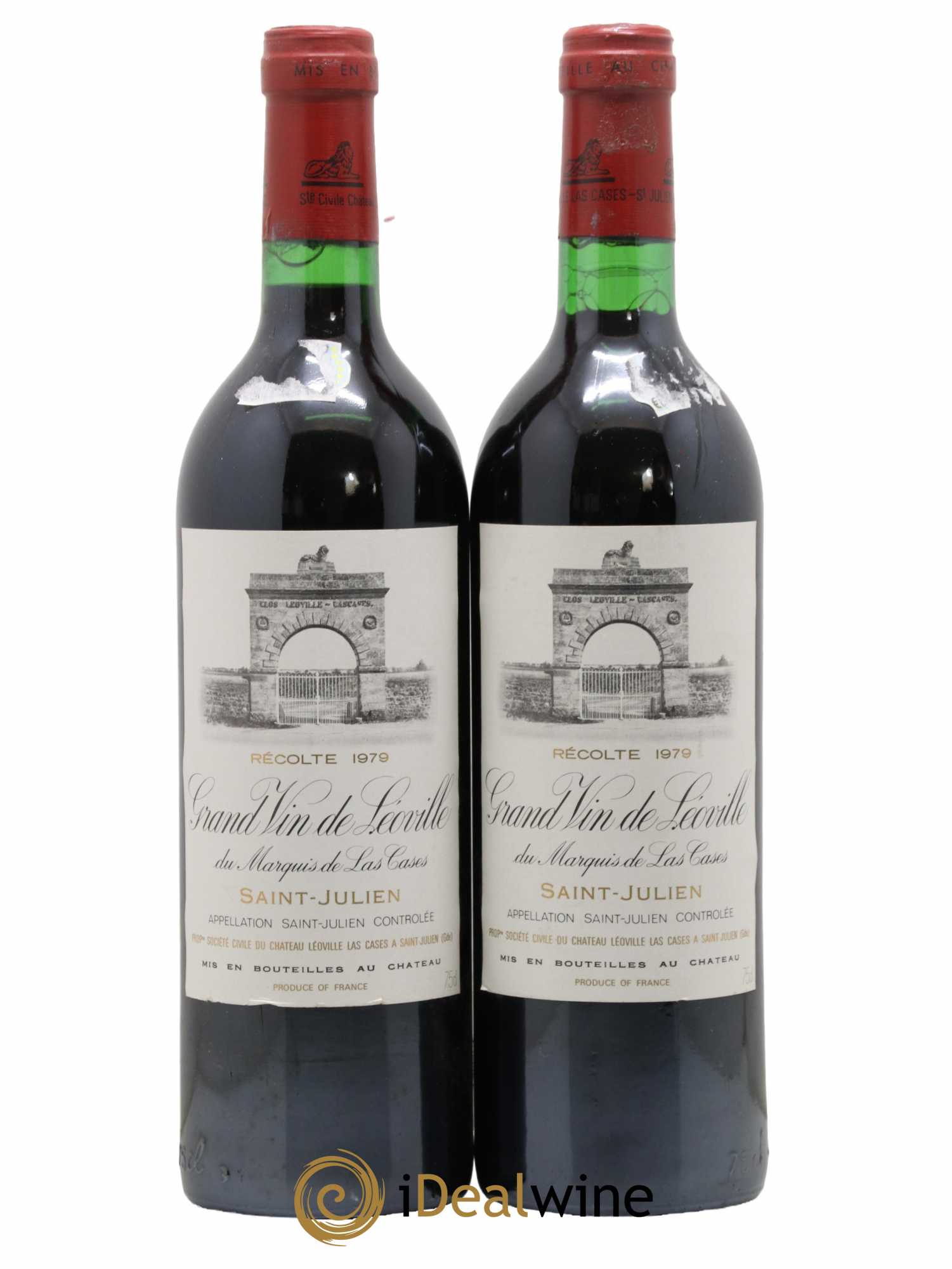 Château Léoville Las Cases 2ème Grand Cru Classé 1979 - Lot de 2 bouteilles - 0
