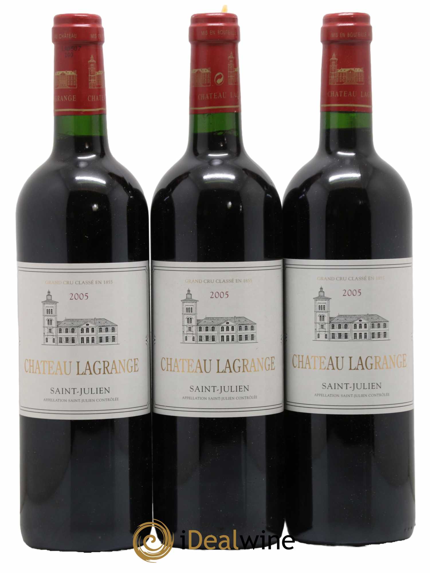 Château Lagrange 3ème Grand Cru Classé 2005 - Lot de 3 bouteilles - 0