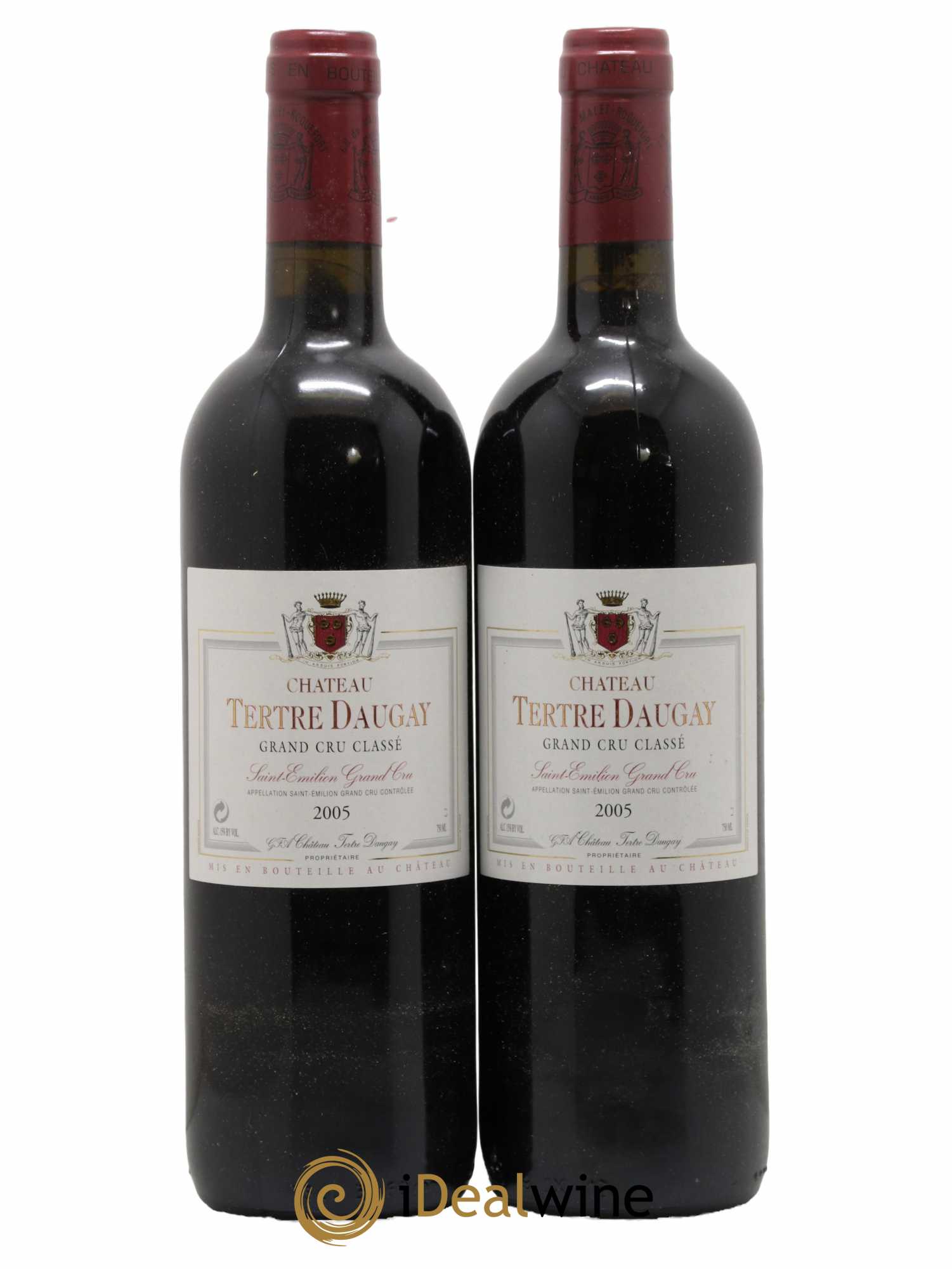 Château Tertre Daugay Grand Cru Classé 2005 - Lot de 2 bouteilles - 0