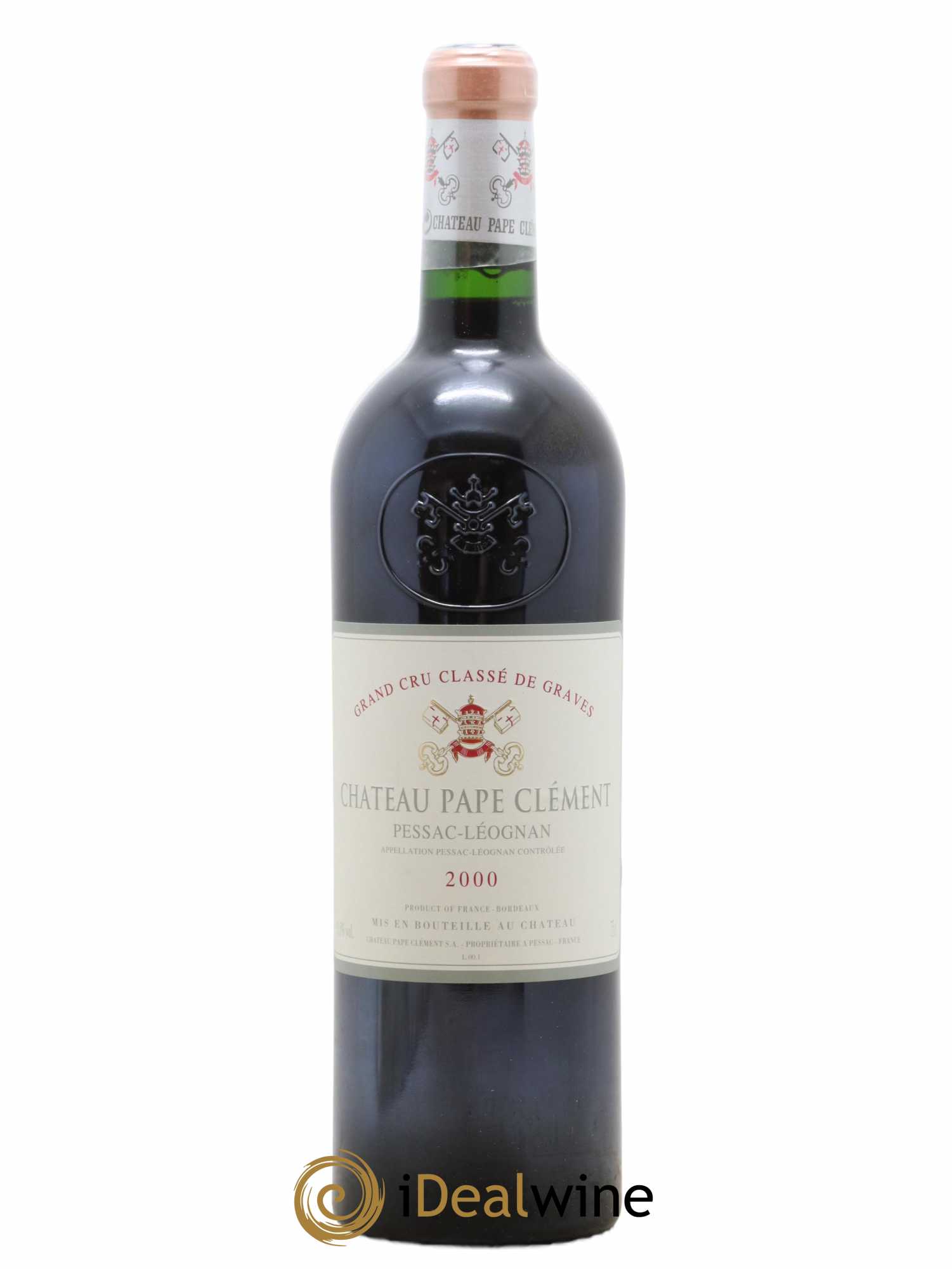 Château Pape Clément Cru Classé de Graves 2000 - Lot de 1 bouteille - 0