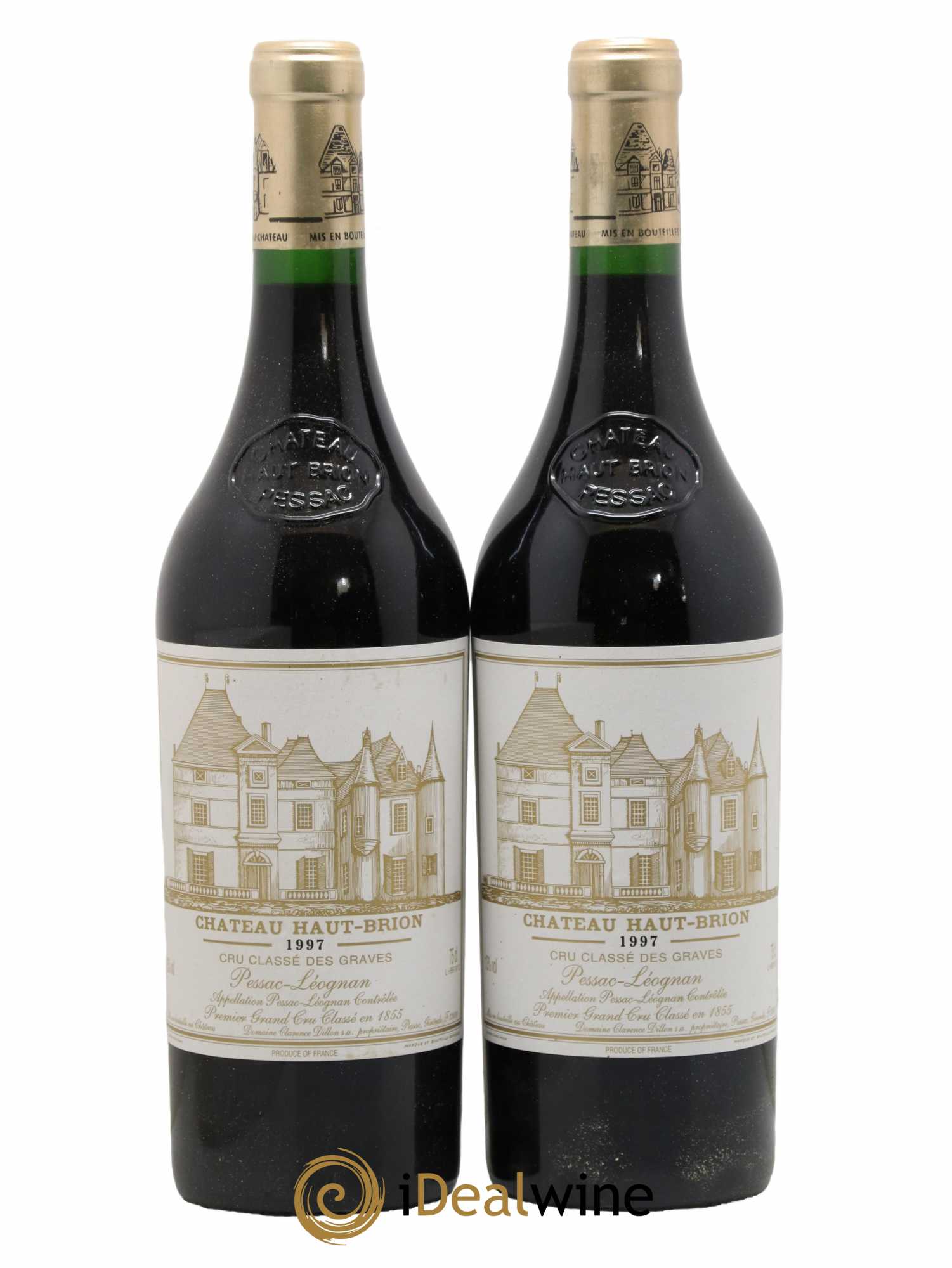 Château Haut Brion 1er Grand Cru Classé 1997 - Lot de 2 bouteilles - 0
