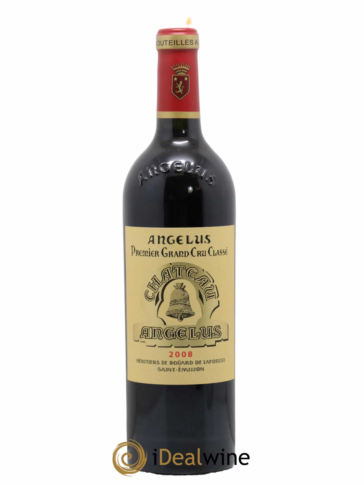 Château Angélus 1er Grand Cru Classé A 2008 - Lot de 1 bouteille - 0