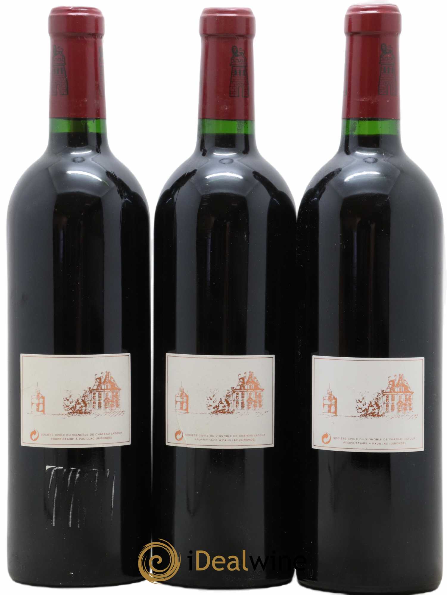 Château Latour 1er Grand Cru Classé 1997 - Lot de 3 bouteilles - 1