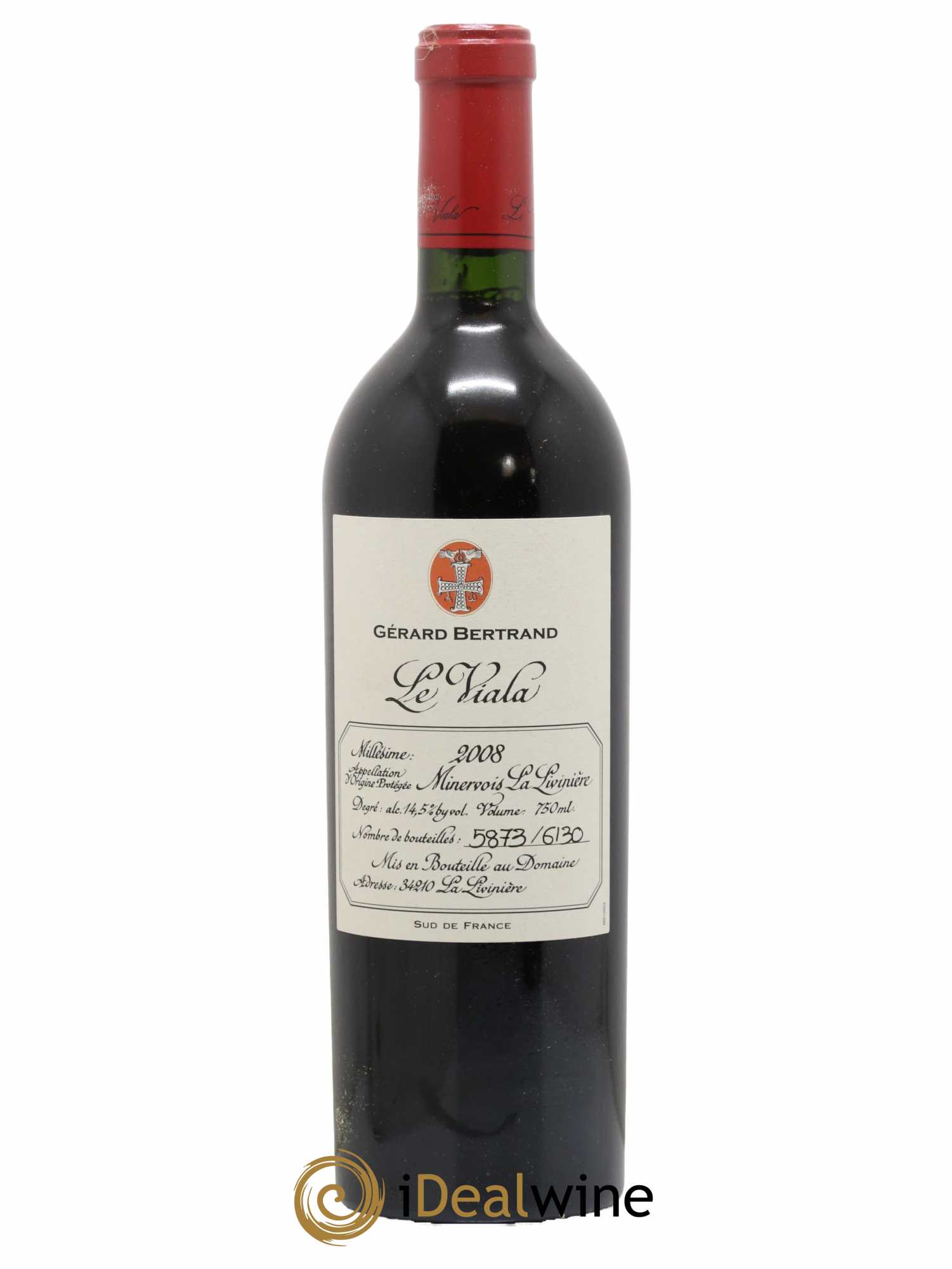 Minervois La Livinière Le Viala Gérard Bertrand 2008 - Lot de 1 bouteille - 0