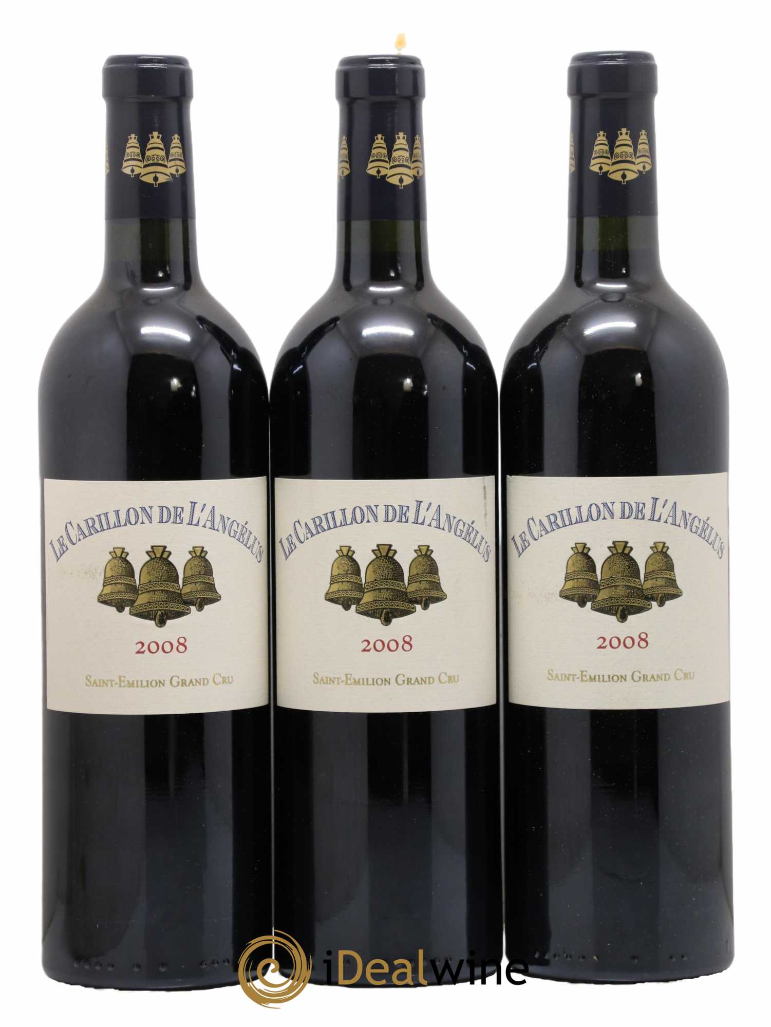 Le Carillon de l'Angélus Second Vin 2008 - Lot de 3 bouteilles - 0