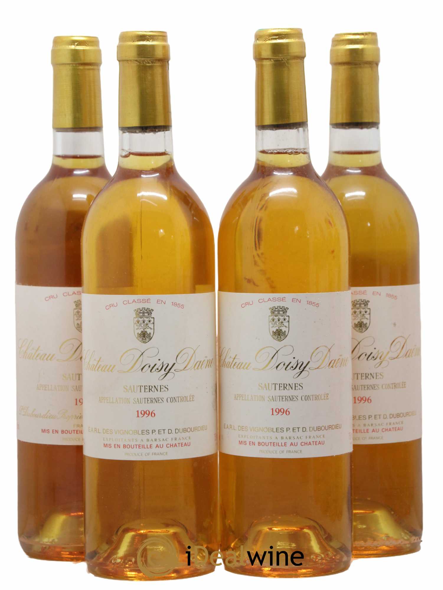 Château Doisy Daëne 2ème Grand Cru Classé 1996 - Lotto di 4 bottiglie - 0