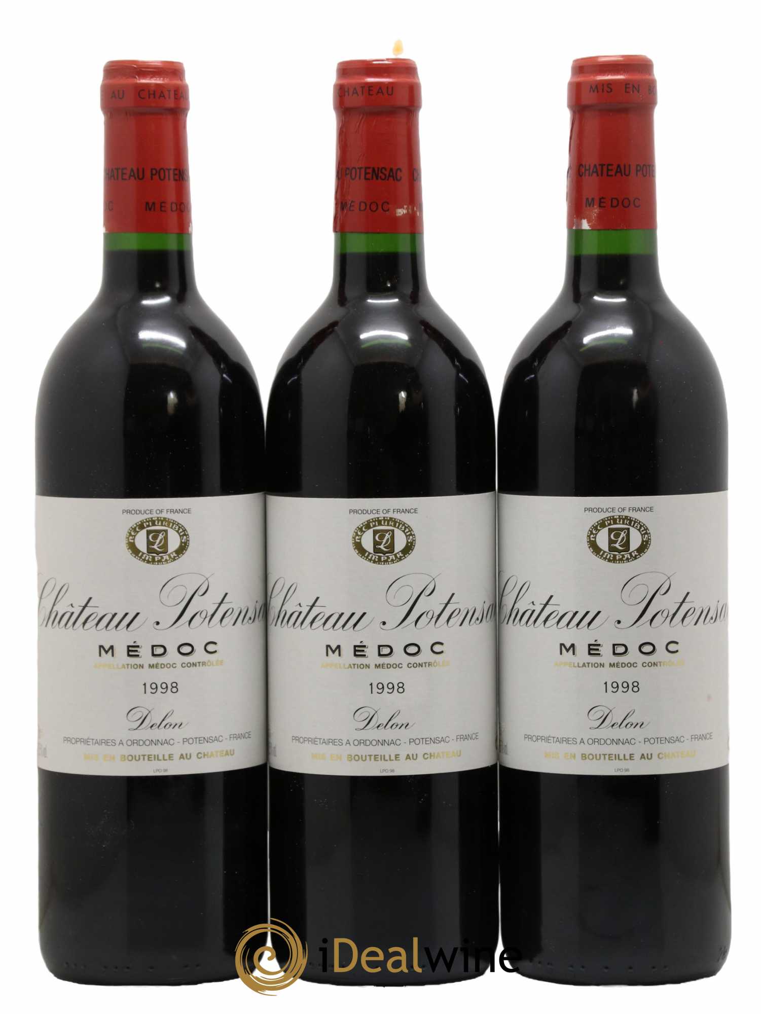 Château Potensac 1998 - Lot de 6 bouteilles - 2