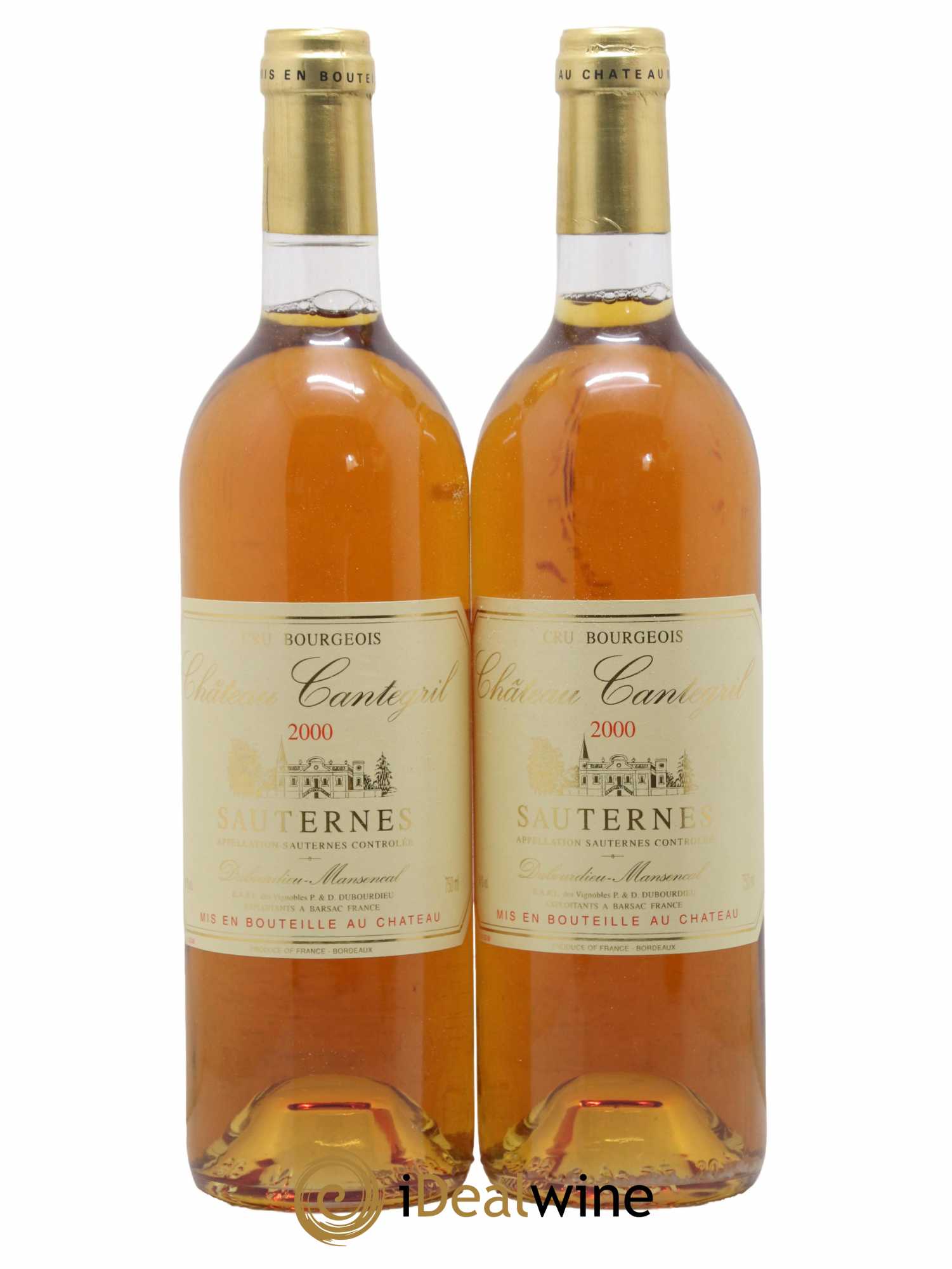 Château Cantegril 2000 - Lotto di 2 bottiglie - 0