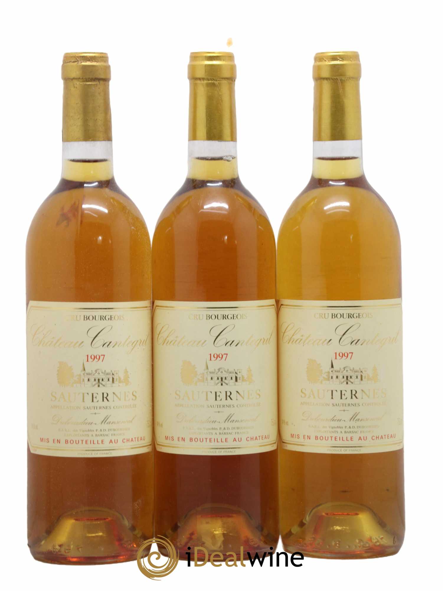 Château Cantegril 1997 - Lotto di 3 bottiglie - 0