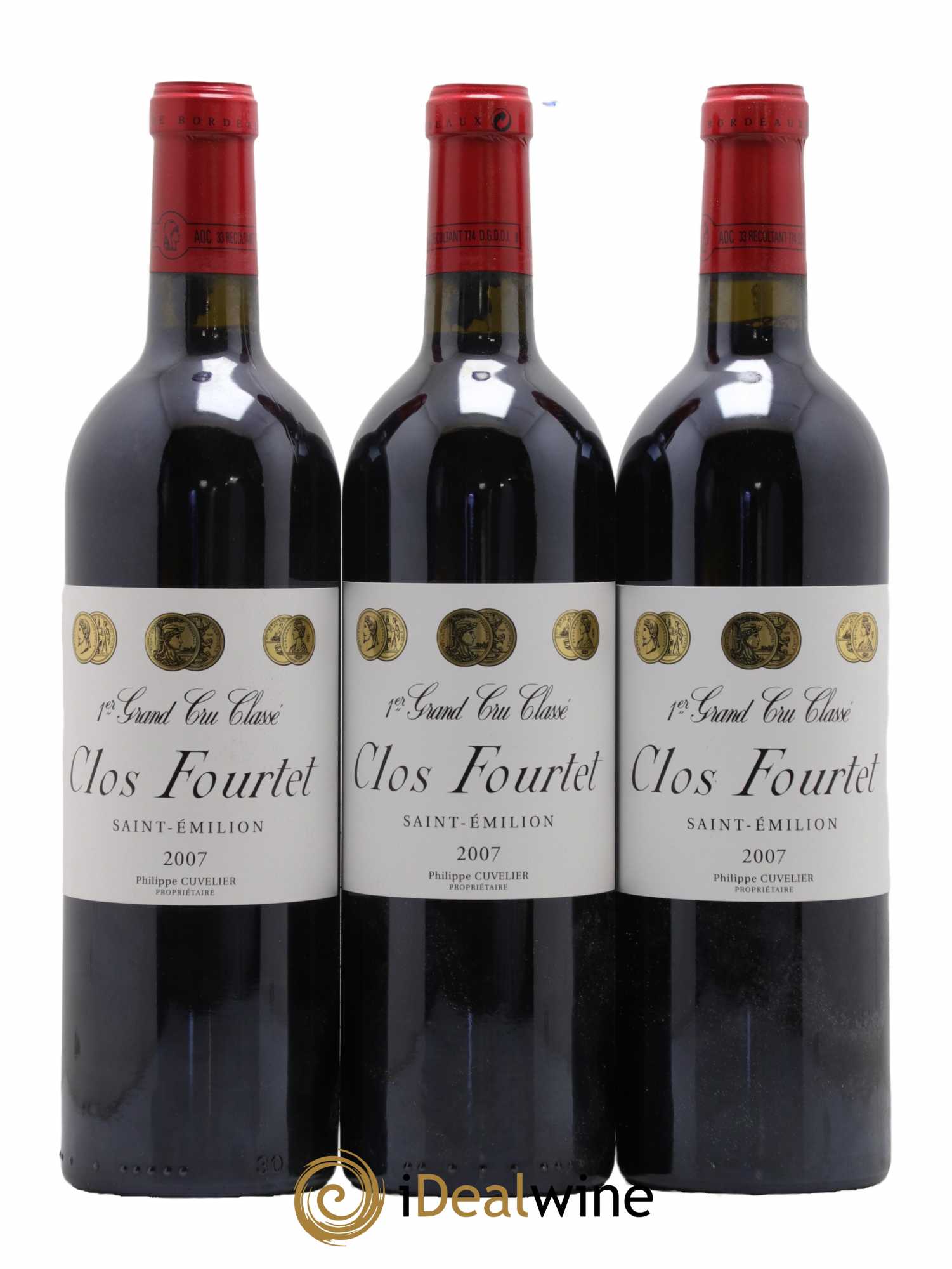 Clos Fourtet 1er Grand Cru Classé B 2007 - Lot de 6 bouteilles - 2