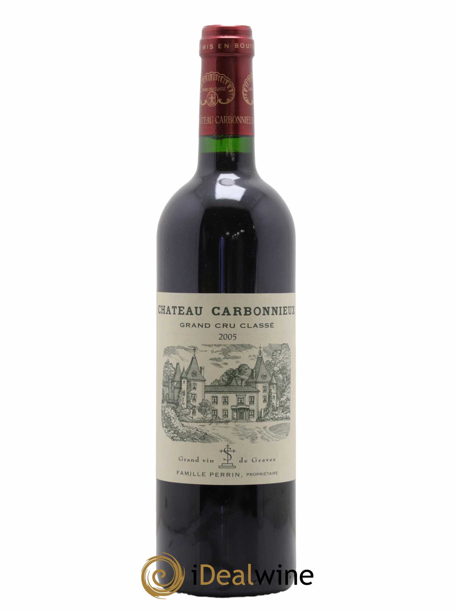 Château Carbonnieux Cru Classé de Graves 2005 - Lot de 1 bouteille - 0