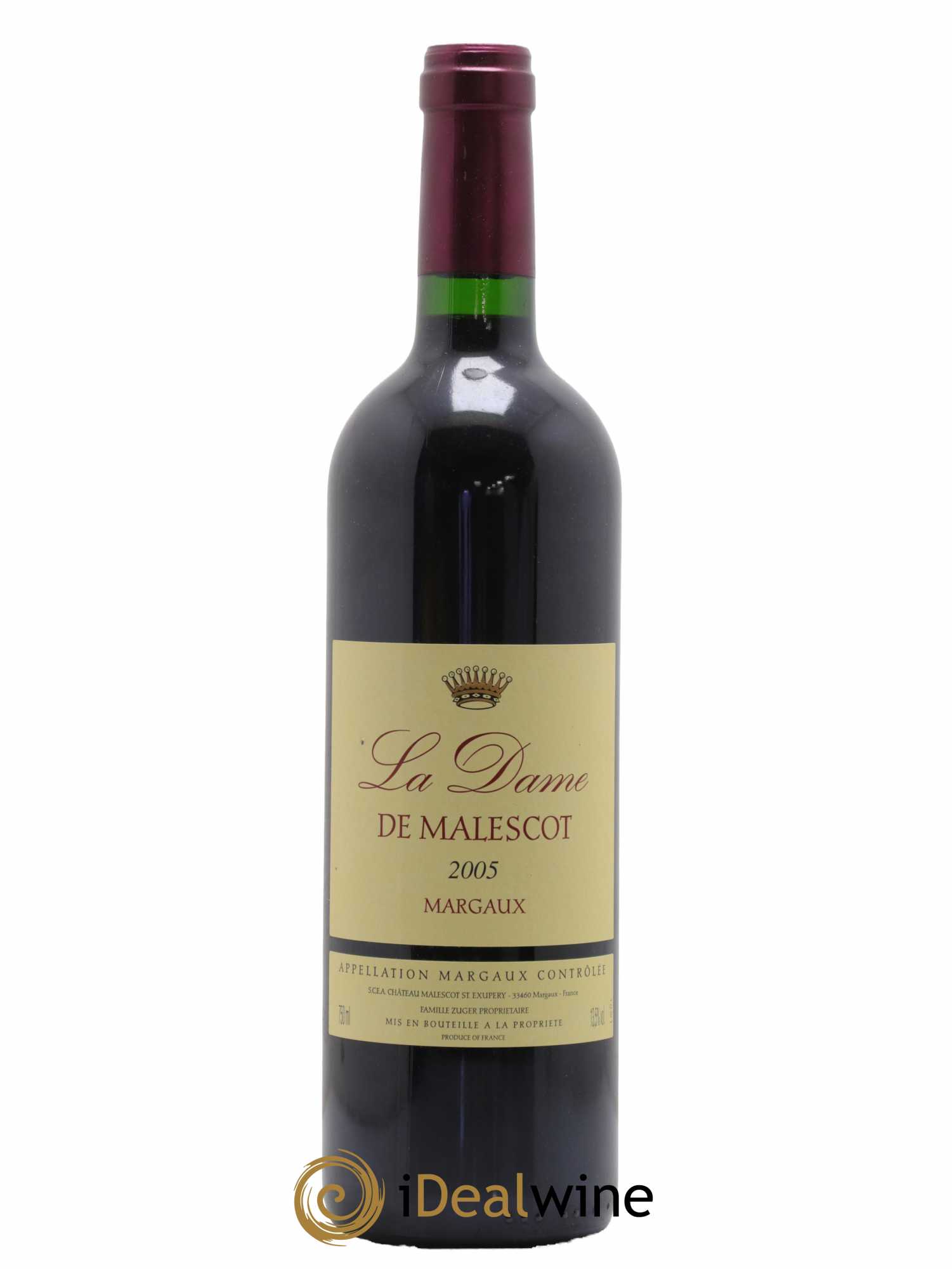 La Dame de Malescot 2005 - Lot de 1 bouteille - 0