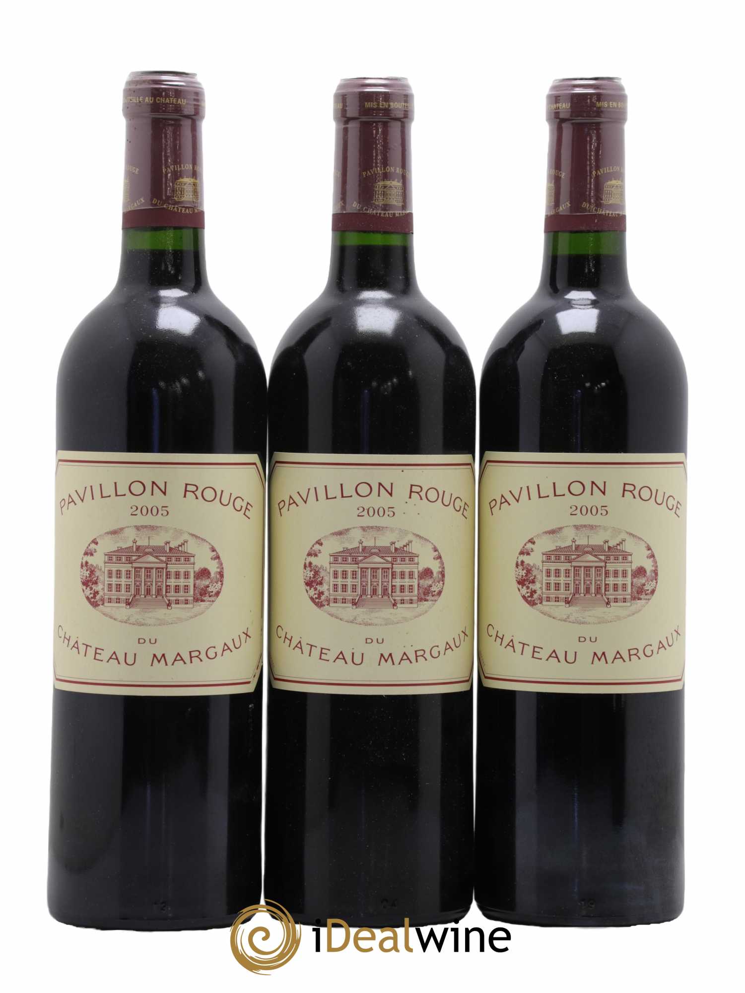 Pavillon Rouge du Château Margaux Second Vin 2005 - Lot de 3 bouteilles - 0