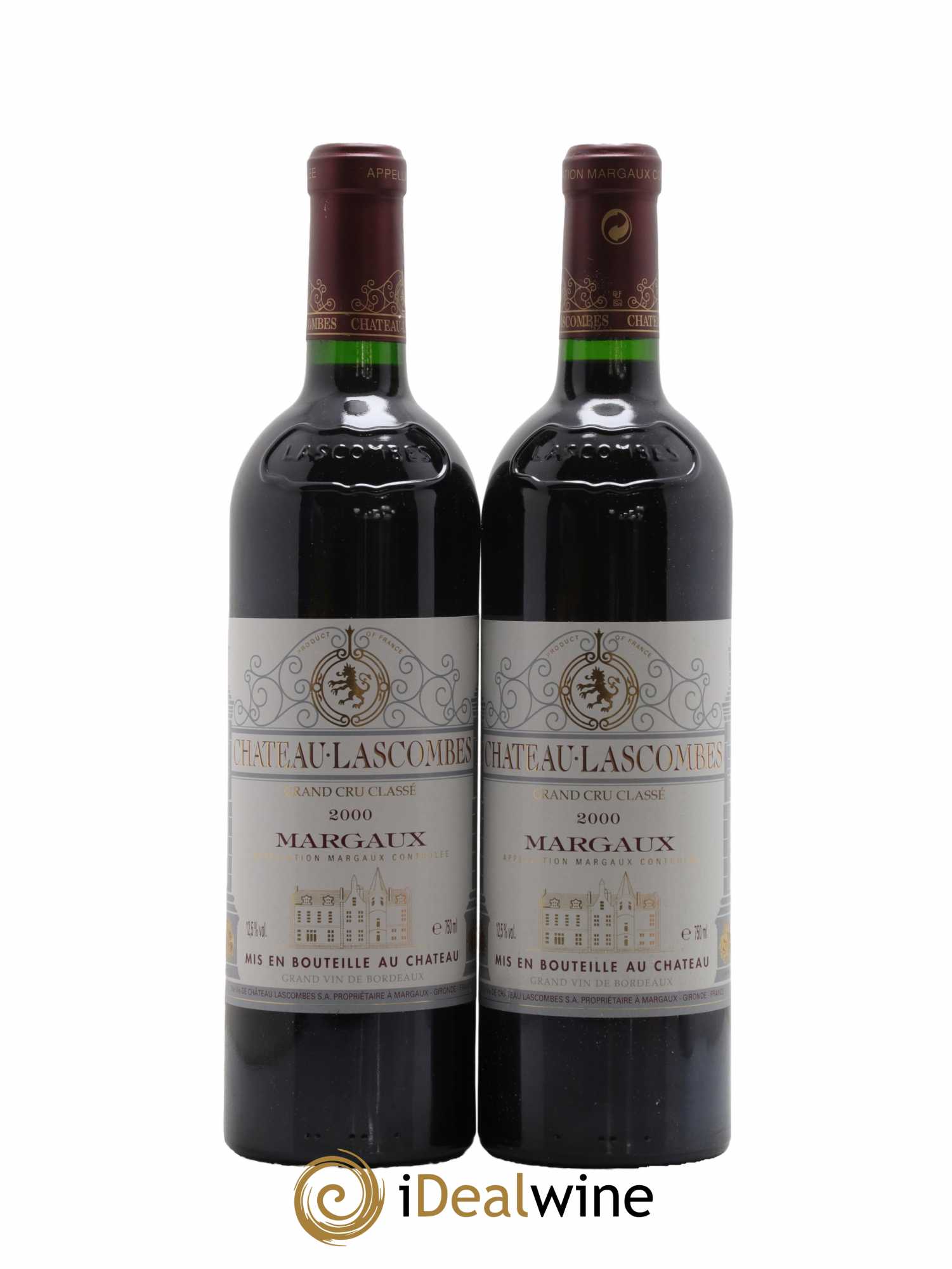 Château Lascombes 2ème Grand Cru Classé 2000 - Lot de 2 bouteilles - 0