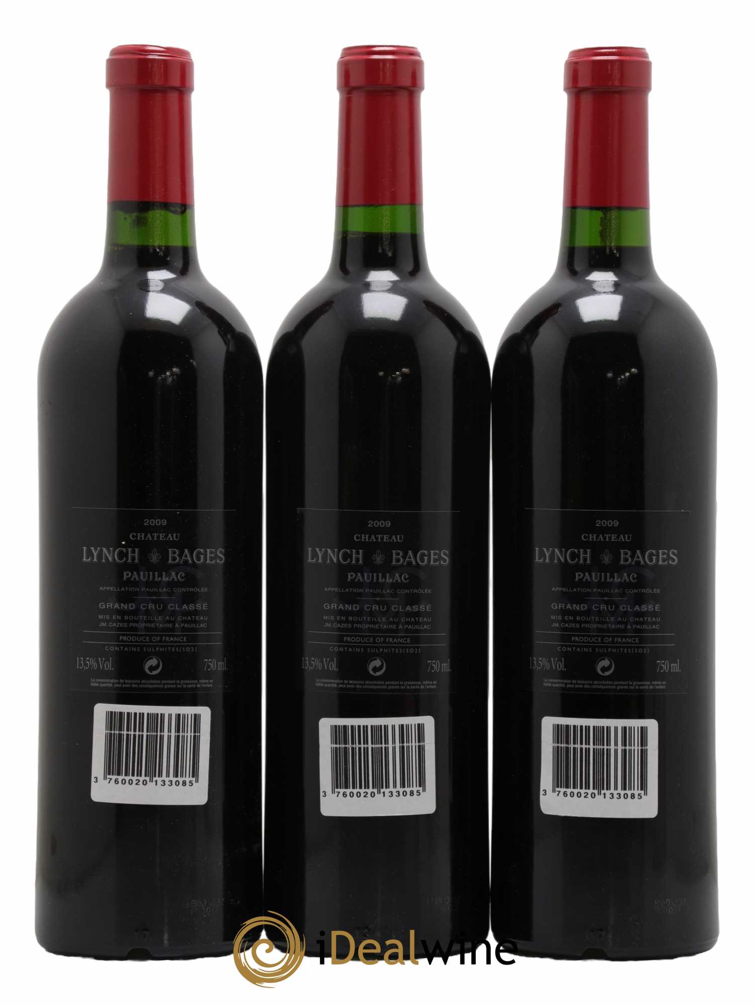 Château Lynch Bages 5ème Grand Cru Classé 2009 - Lot de 6 bouteilles - 4