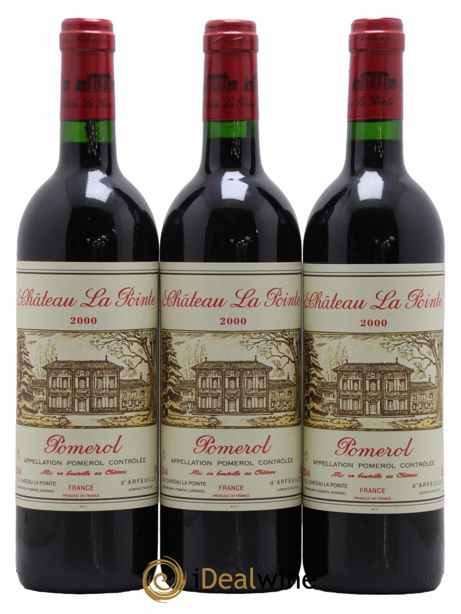 Château la Pointe 2000 - Lot de 3 bouteilles - 0