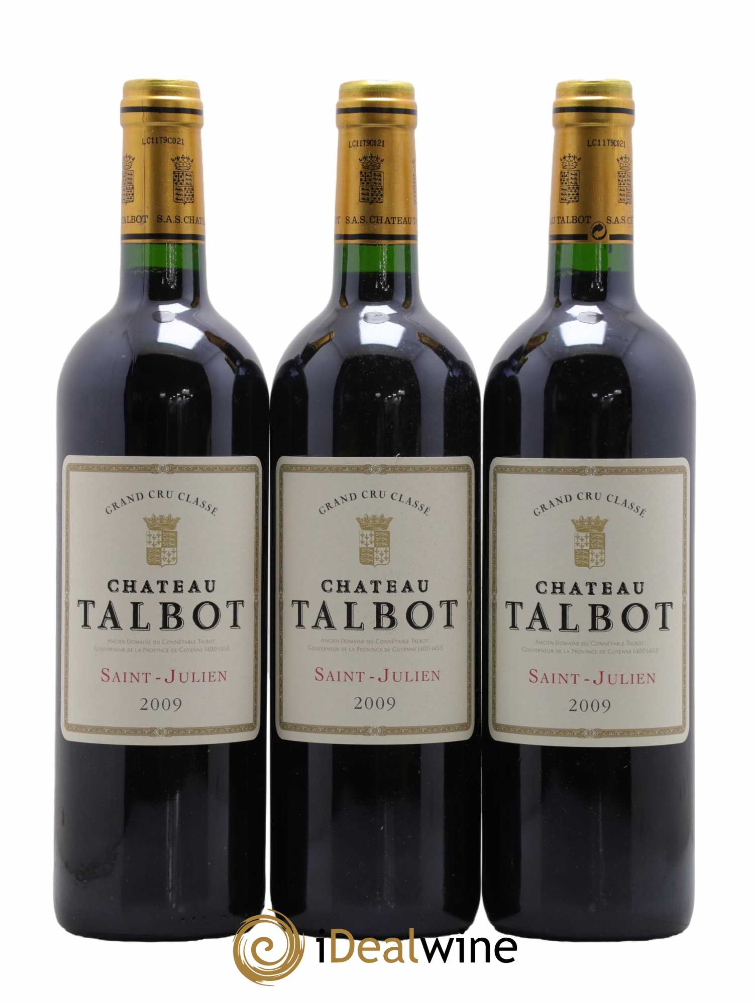 Château Talbot 4ème Grand Cru Classé 2009 - Lot de 6 bouteilles - 2