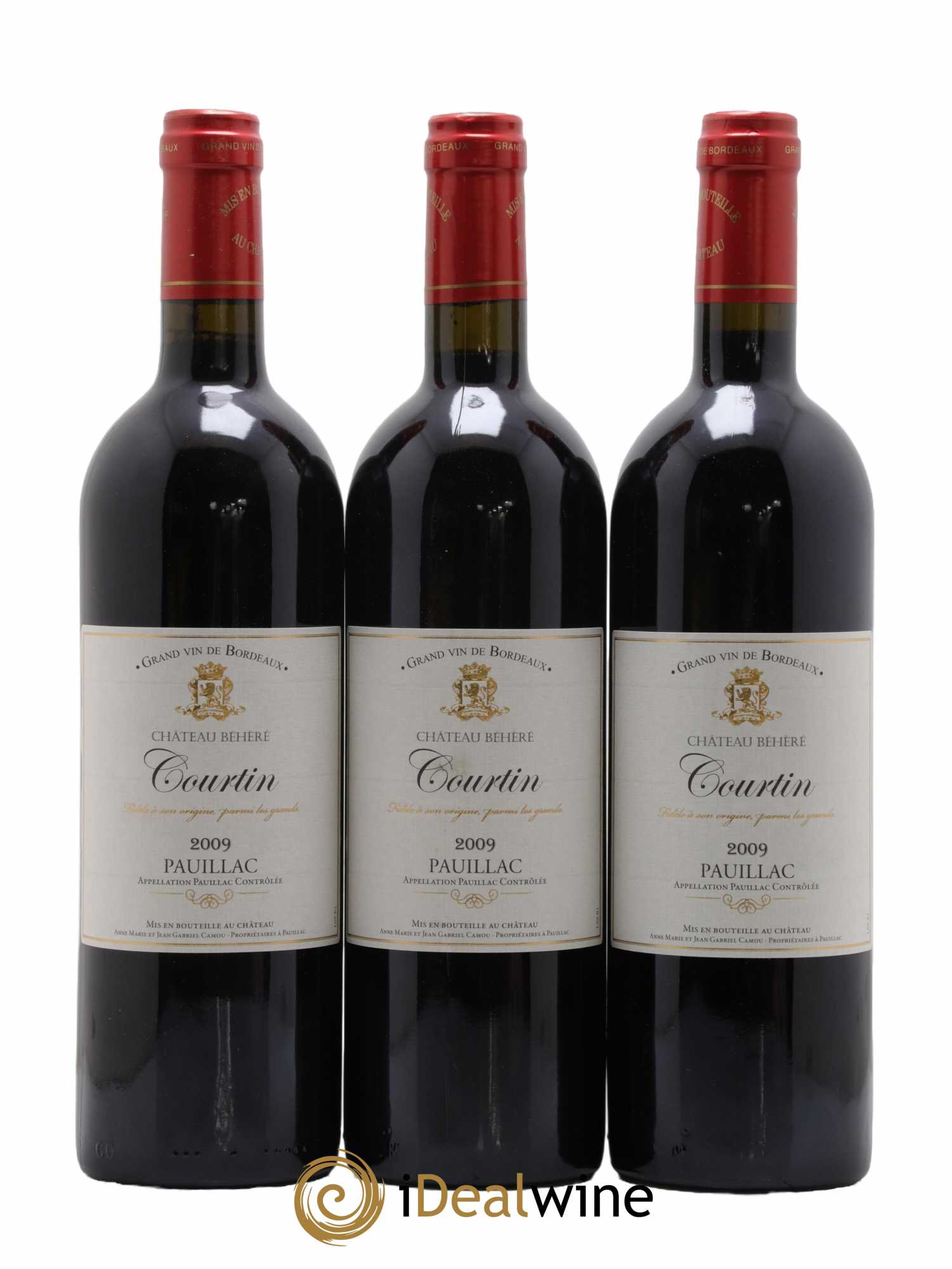 Pauillac Château Courtin 2009 - Lot de 6 bouteilles - 2