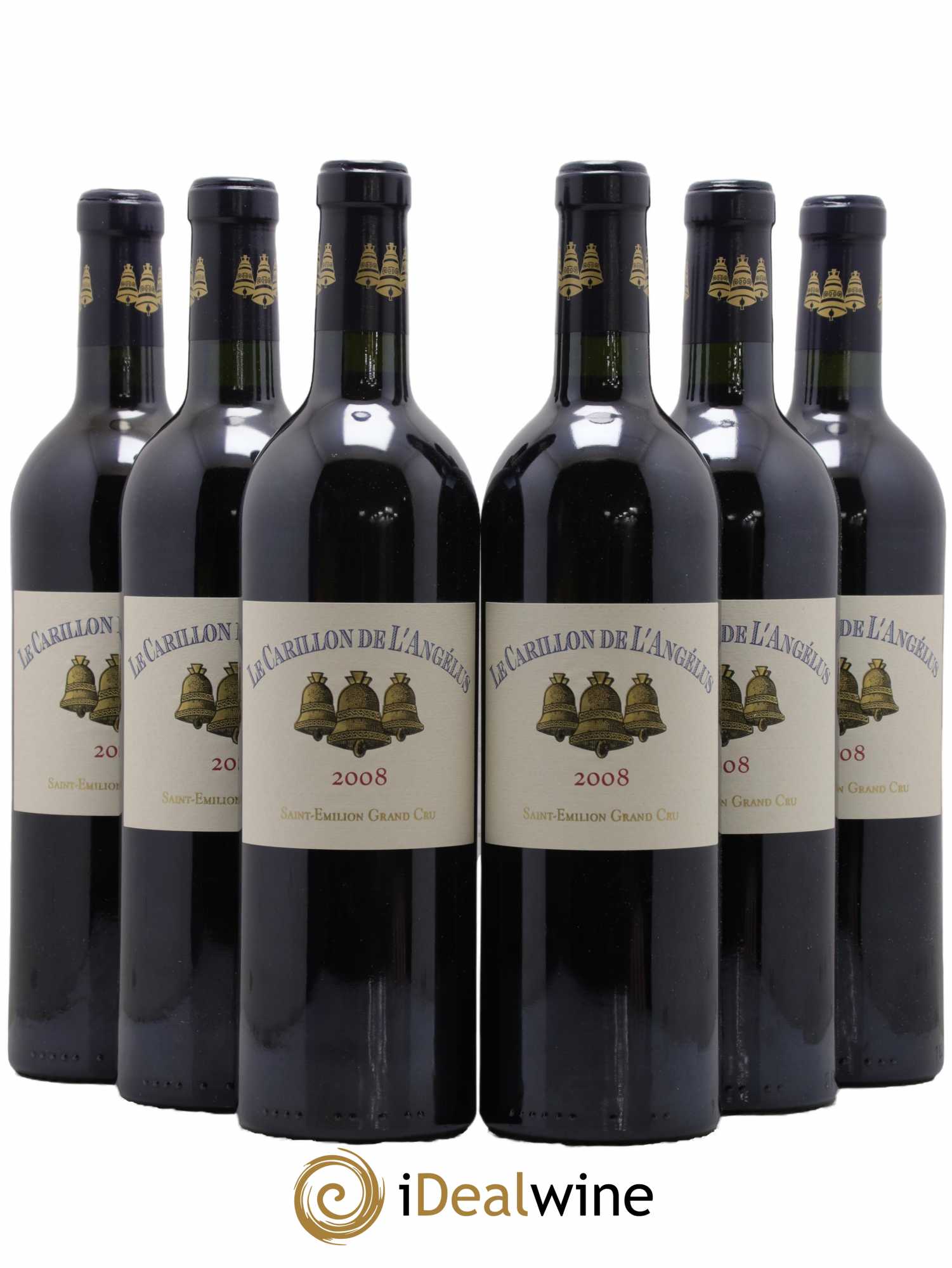 Le Carillon de l'Angélus Second Vin 2008 - Lot de 6 bouteilles - 0