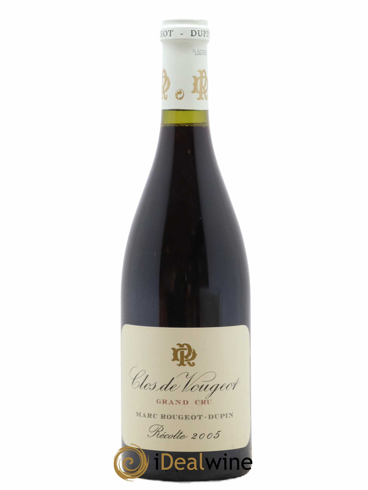 Clos de Vougeot Grand Cru Marc Rougeot-Dupin 2005 - Lot de 1 bouteille - 0