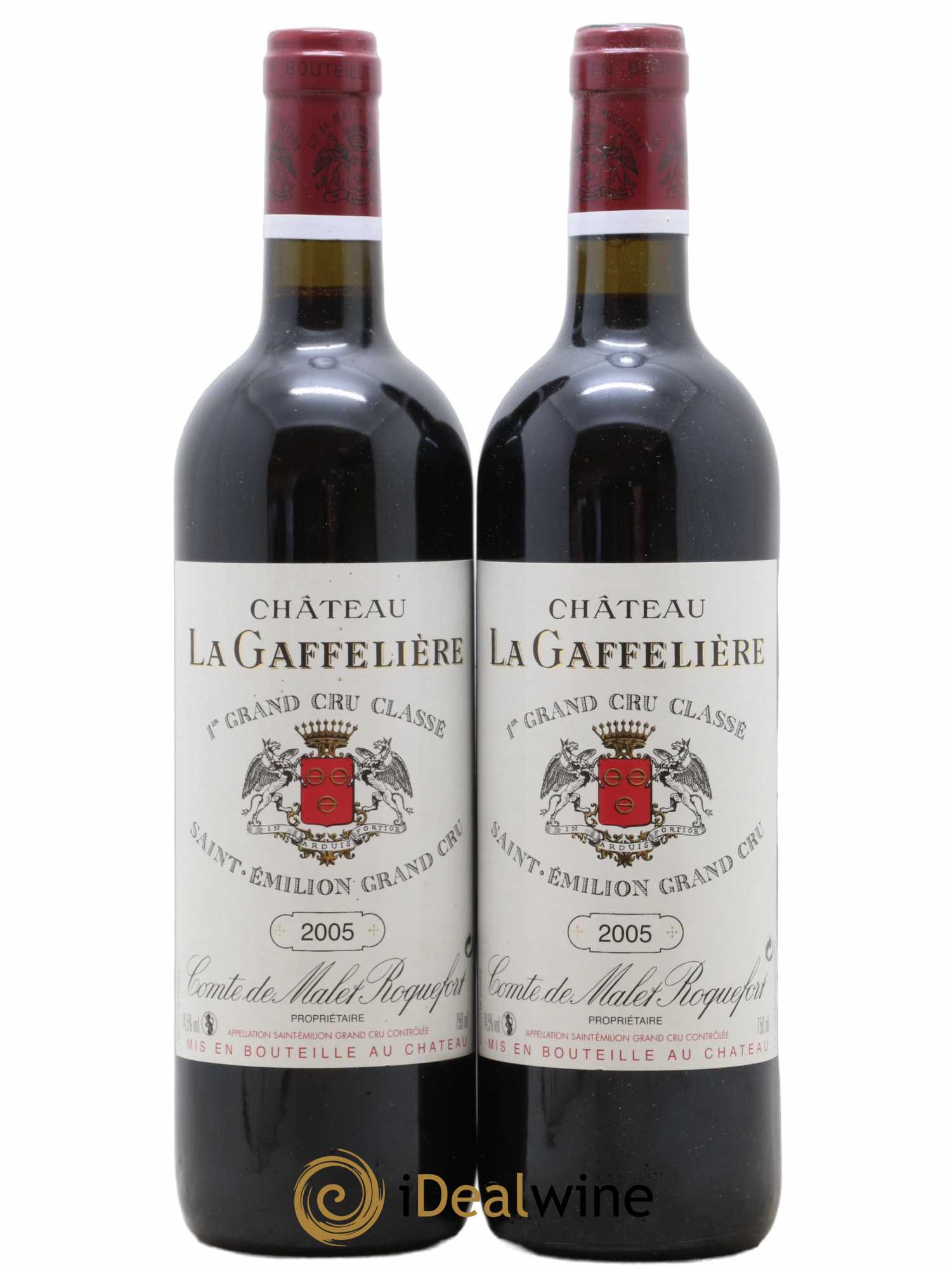 Château la Gaffelière 1er Grand Cru Classé B 2005 - Lot of 2 bottles - 0