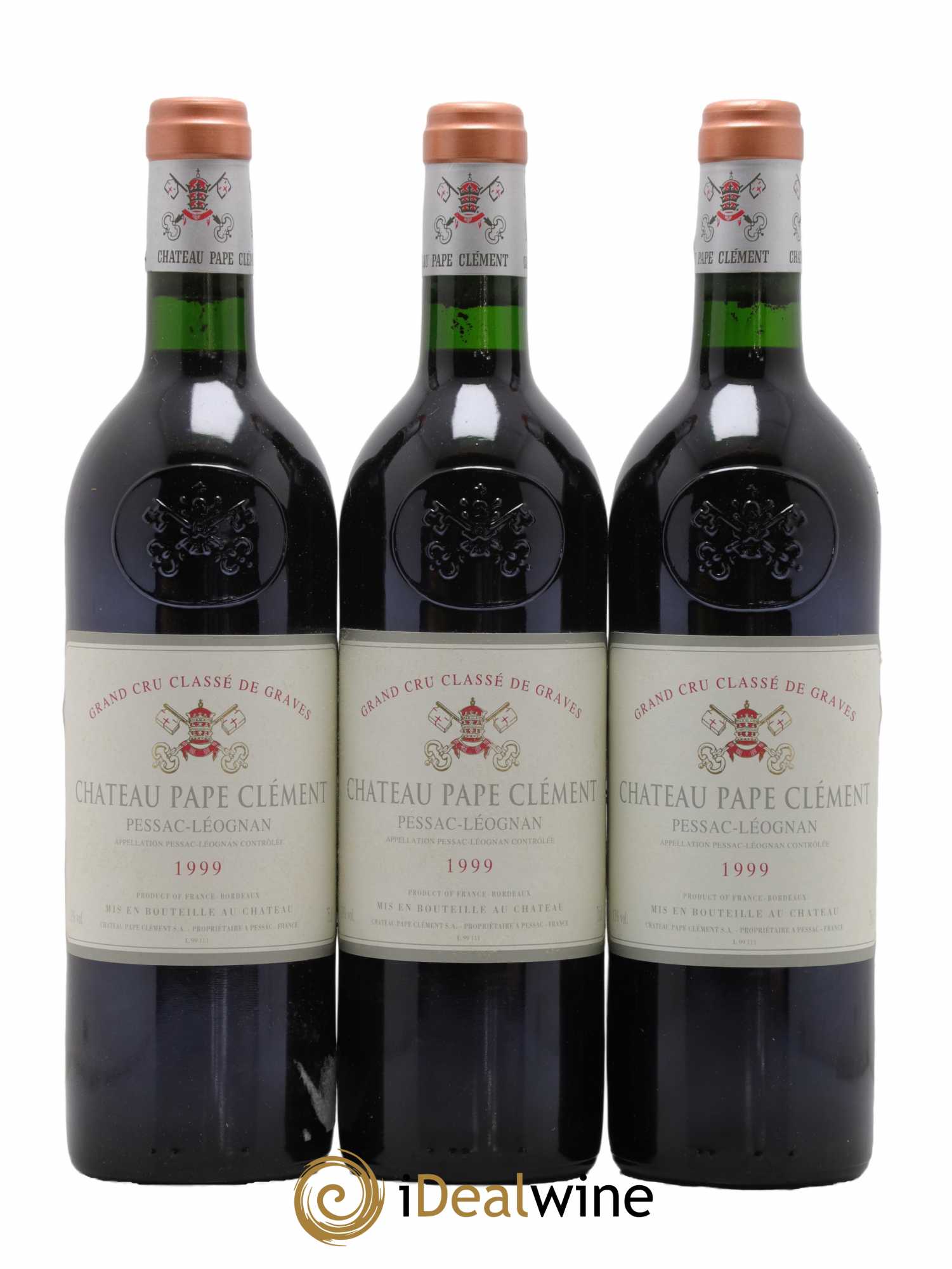 Château Pape Clément Cru Classé de Graves 1999 - Lot de 12 bouteilles - 1