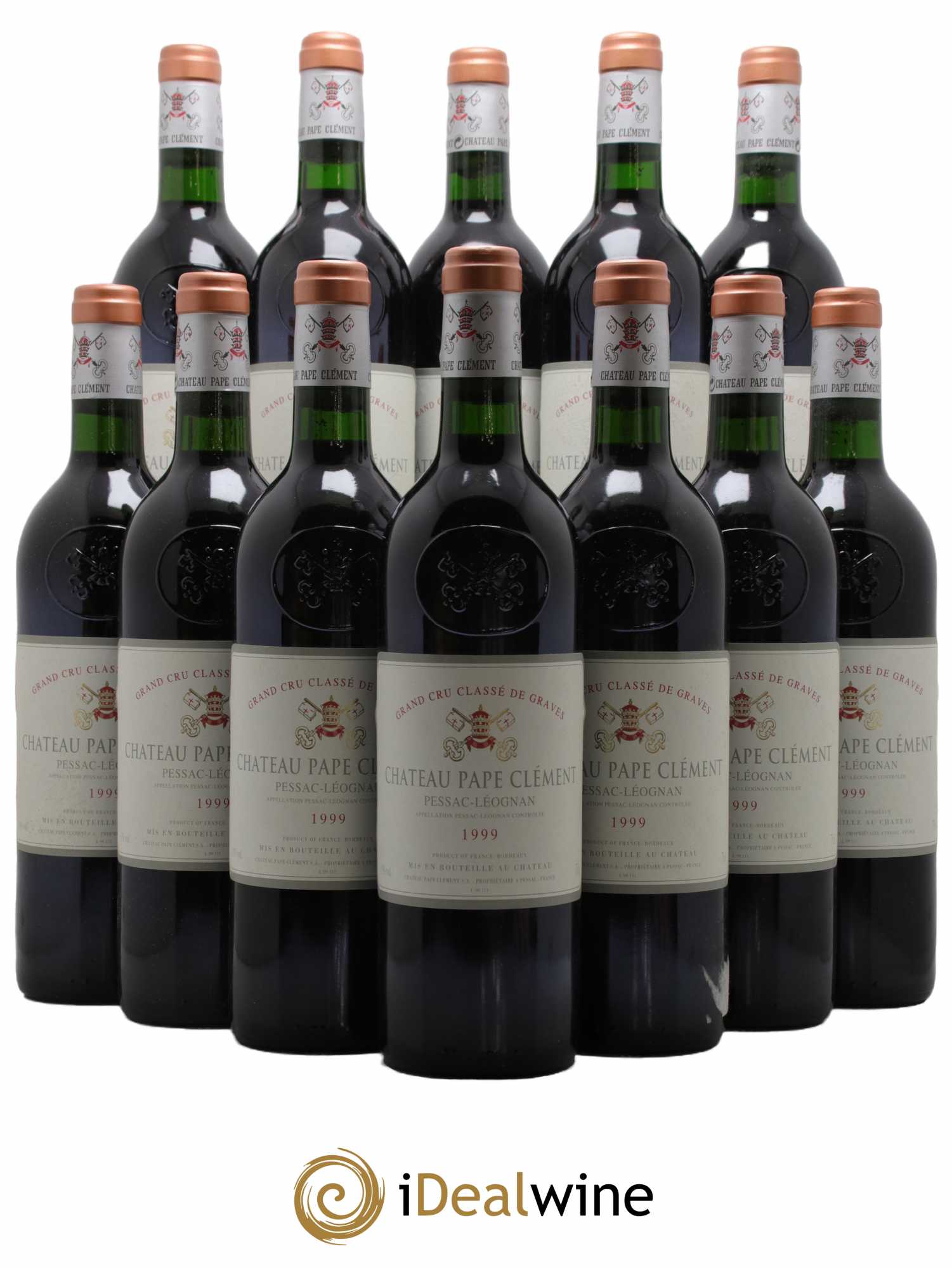 Château Pape Clément Cru Classé de Graves 1999 - Lot de 12 bouteilles - 0