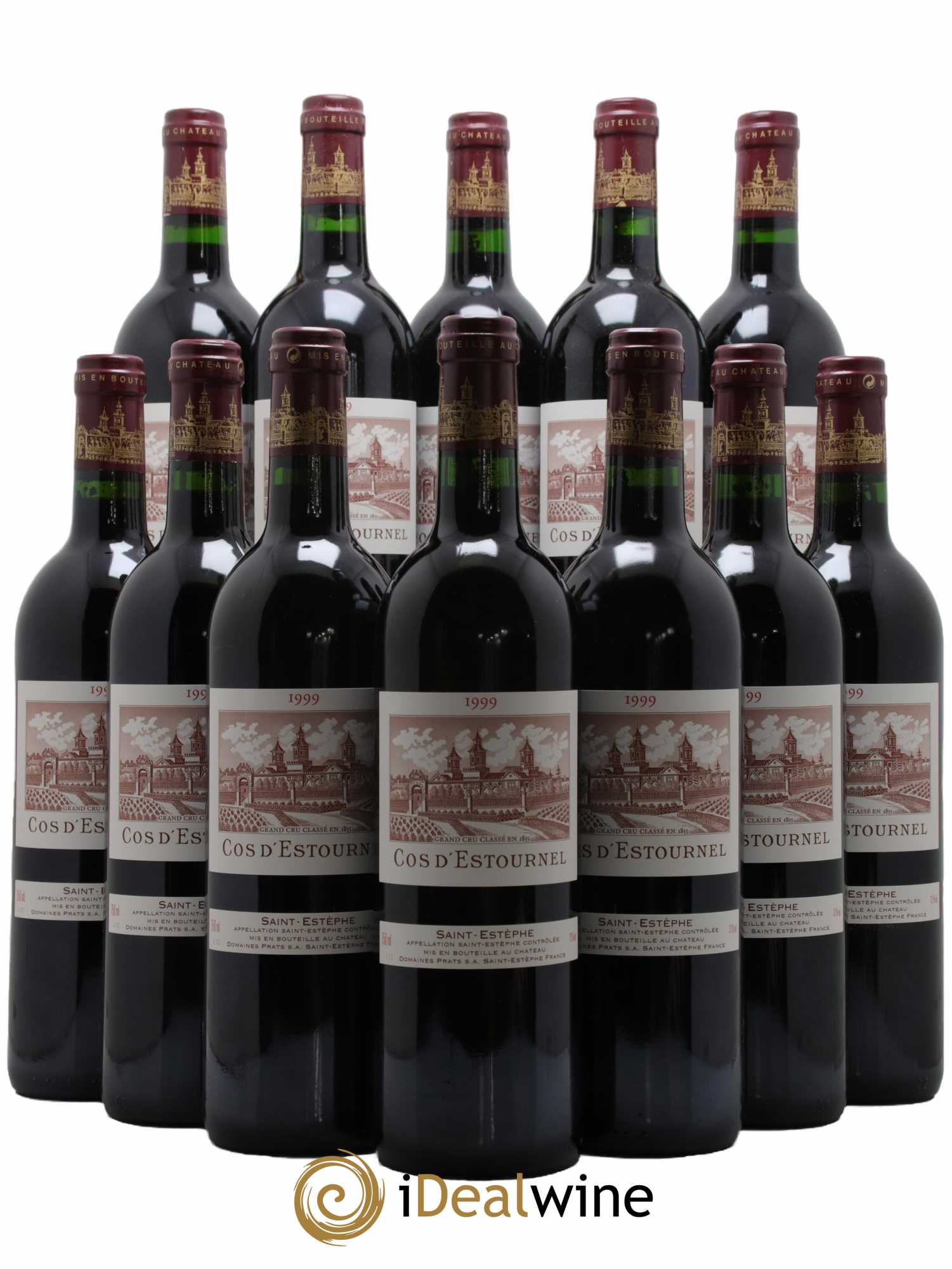 Cos d'Estournel 2ème Grand Cru Classé 1999 - Lot de 12 bouteilles - 0
