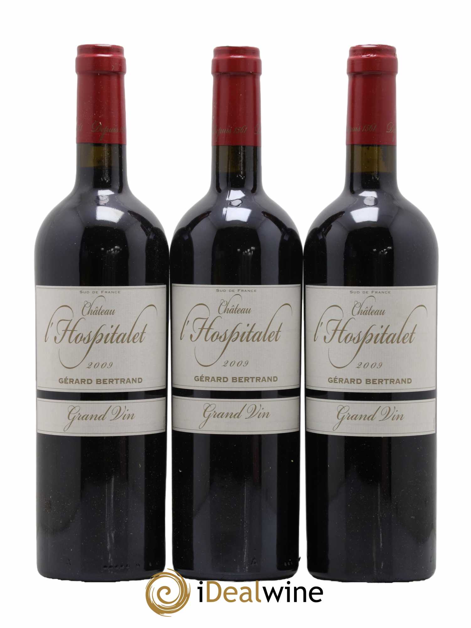 Coteaux du Languedoc La Clape Château L'Hospitalet Gerard Bertrand 2009 - Posten von 6 Flaschen - 3