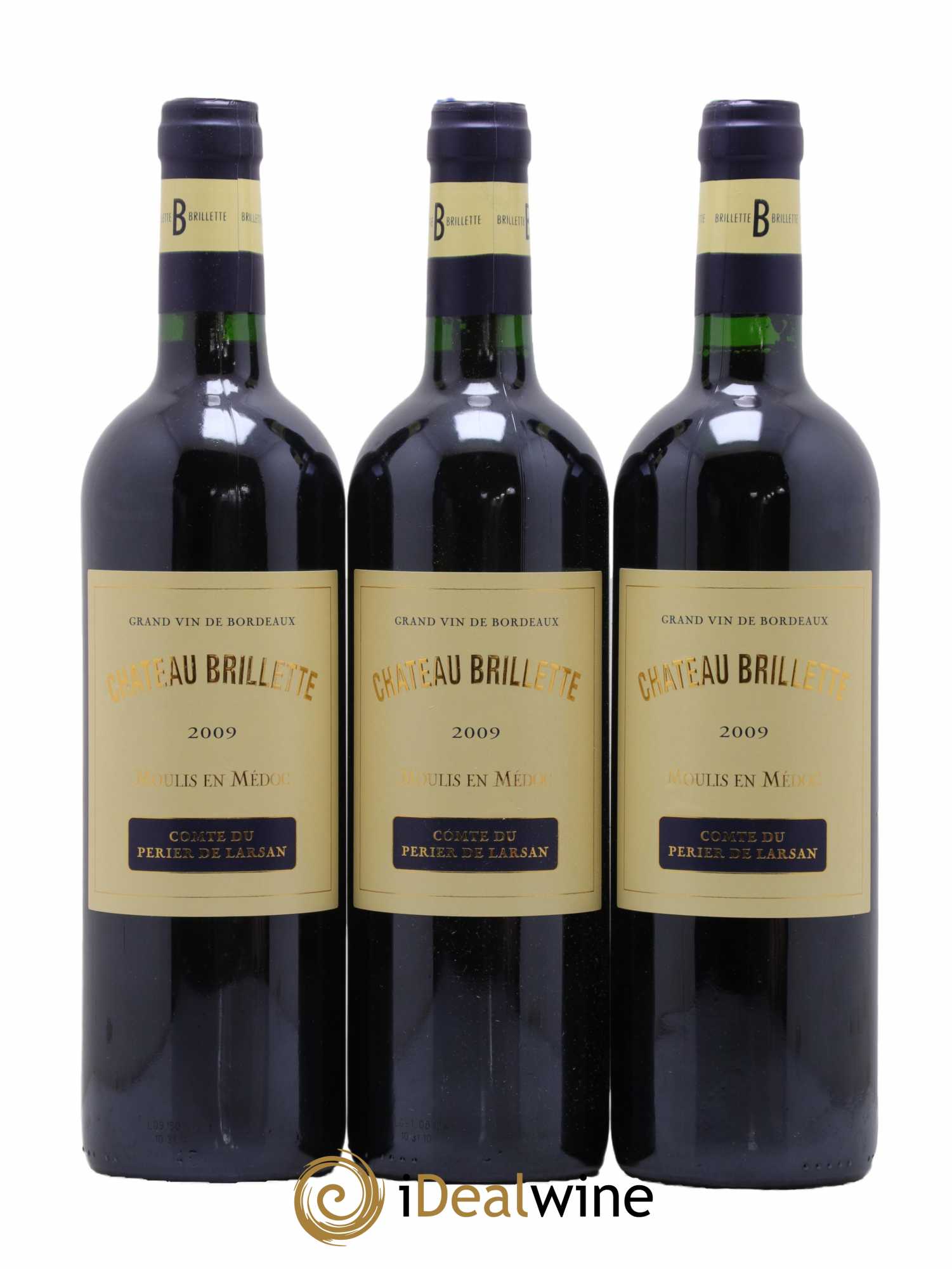 Château Brillette Cru Bourgeois 2009 - Lot de 6 bouteilles - 1
