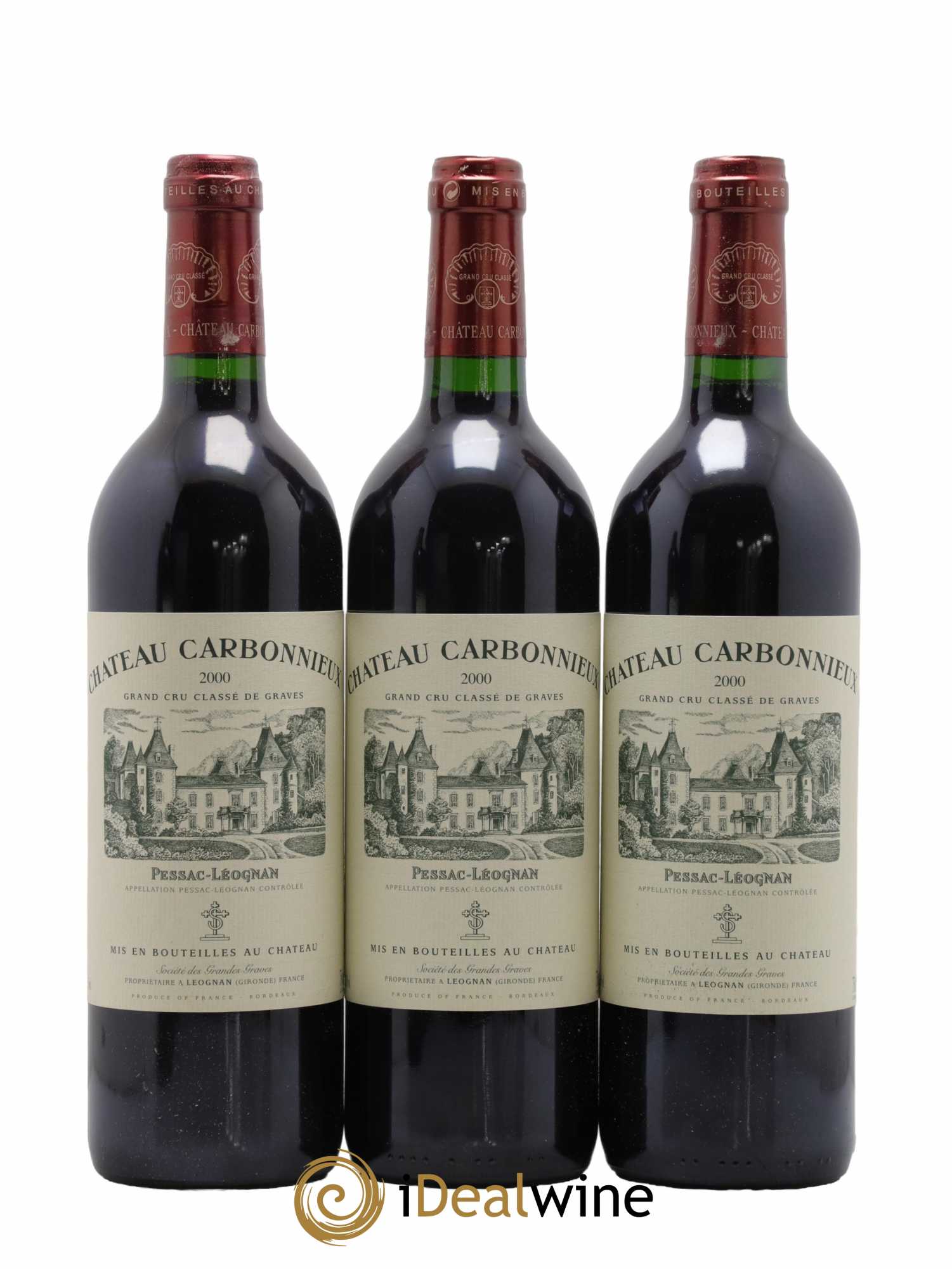 Château Carbonnieux Cru Classé de Graves 2000 - Lot de 12 bouteilles - 3