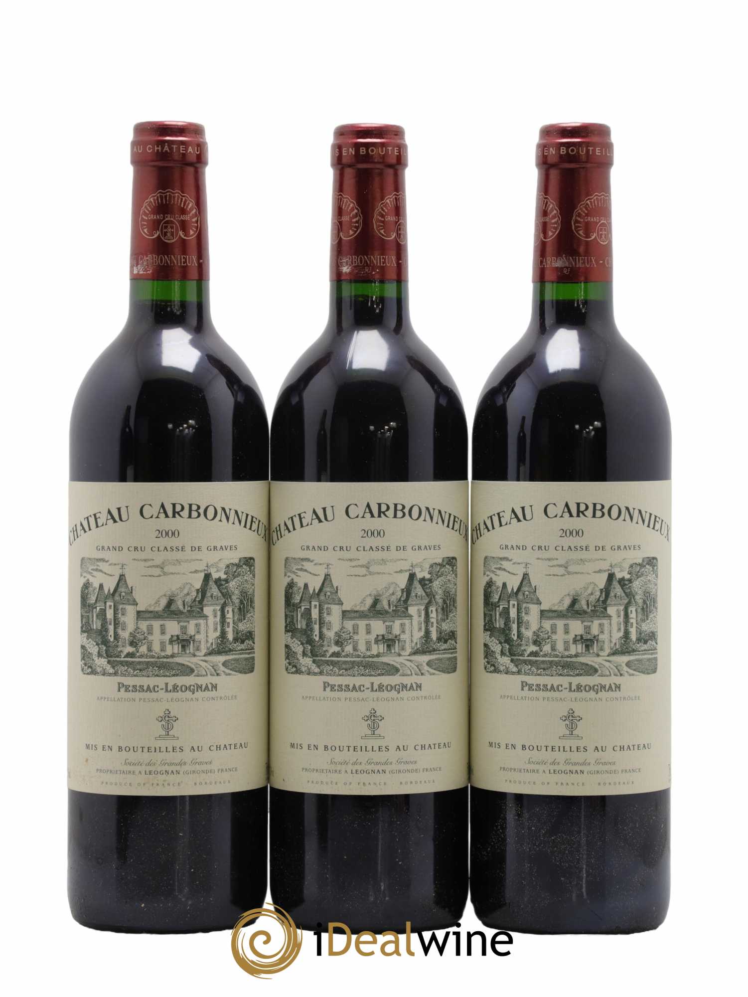 Château Carbonnieux Cru Classé de Graves 2000 - Lot de 12 bouteilles - 4