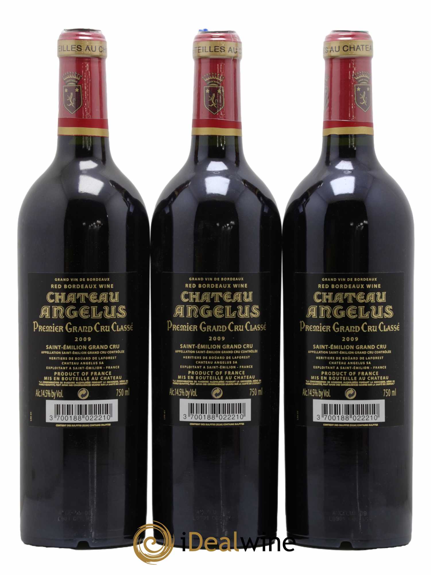 Château Angélus 1er Grand Cru Classé A 2009 - Lot de 6 bouteilles - 4