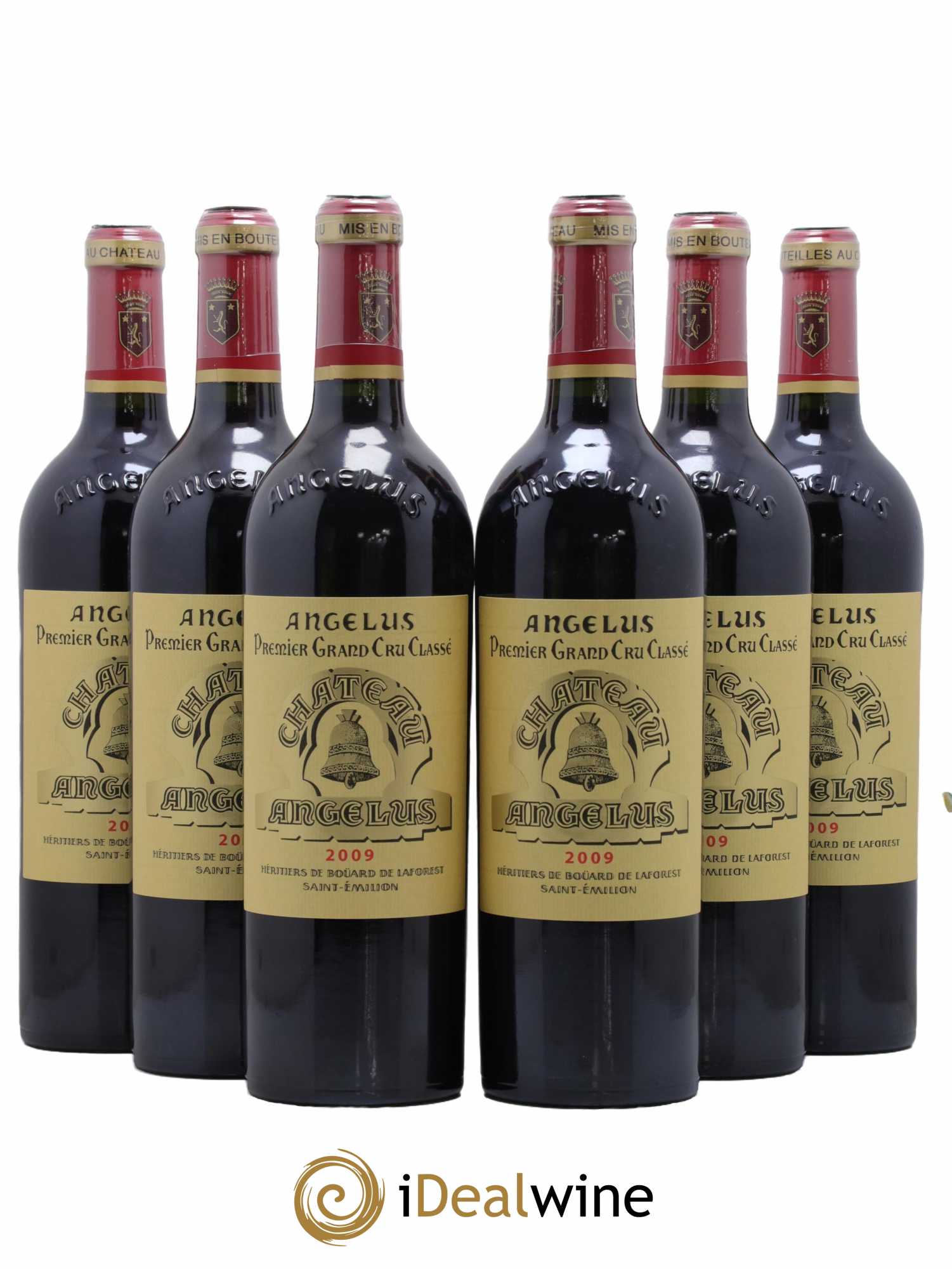 Château Angélus 1er Grand Cru Classé A 2009 - Lot de 6 bouteilles - 0