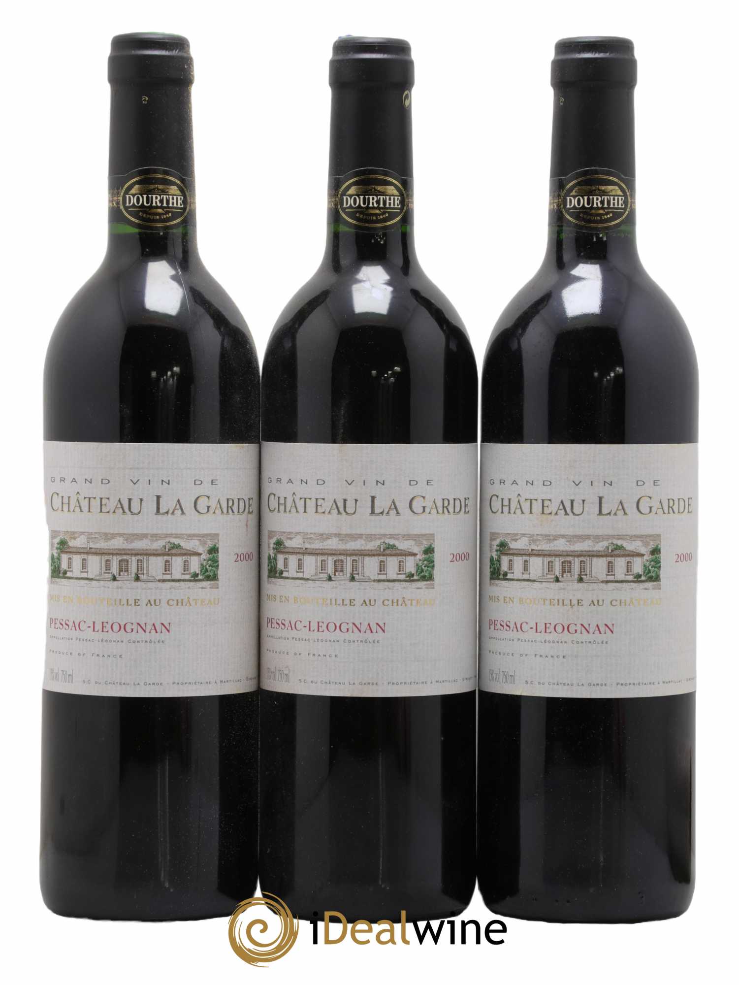 Château la Garde 2000 - Posten von 6 Flaschen - 1