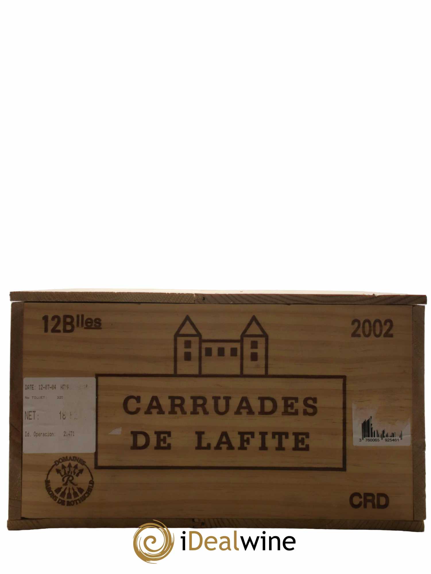 Carruades de Lafite Rothschild Second Vin 2002 - Lot de 12 bouteilles - 9