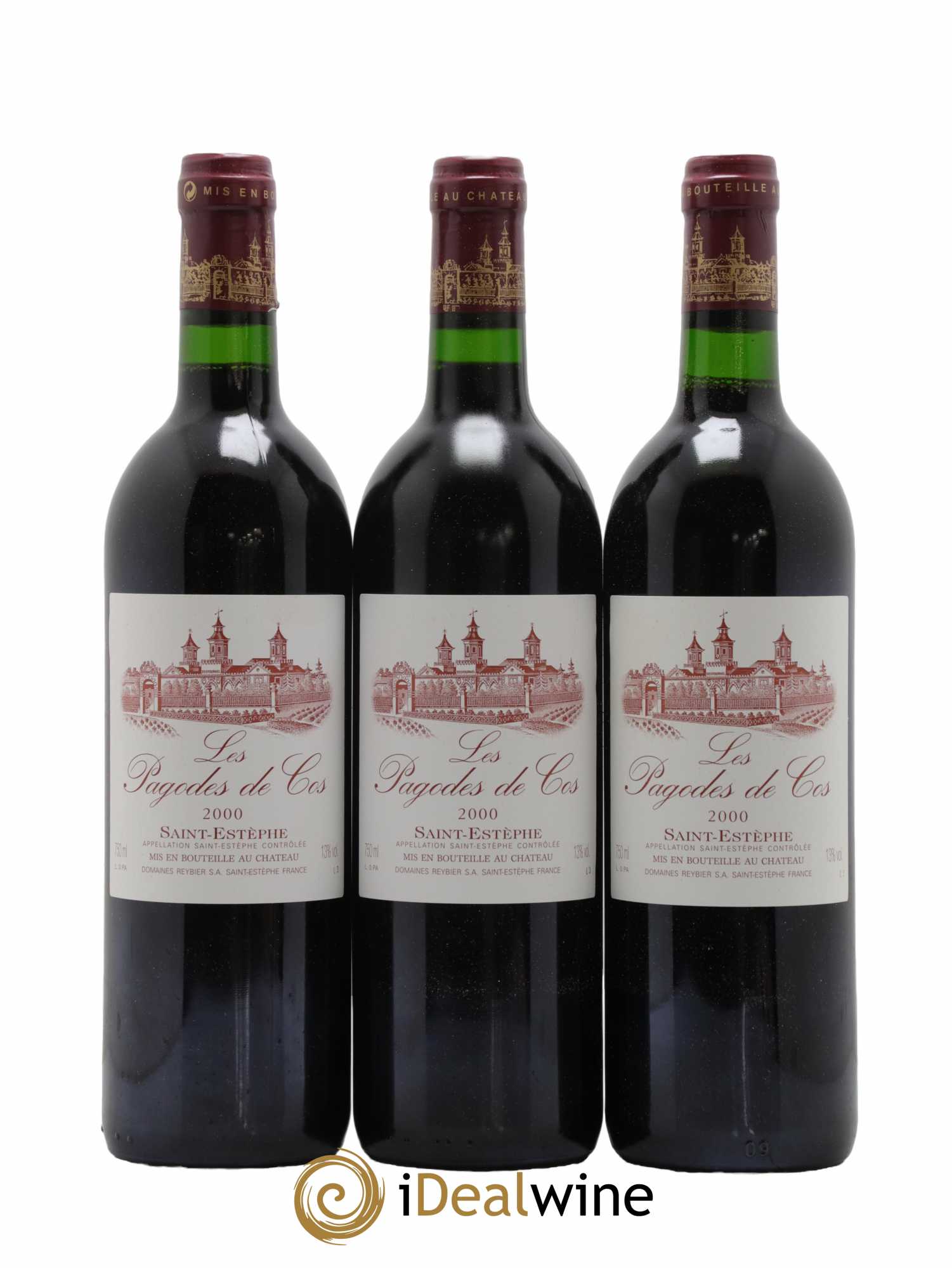 Les Pagodes de Cos Second Vin 2000 - Posten von 6 Flaschen - 1