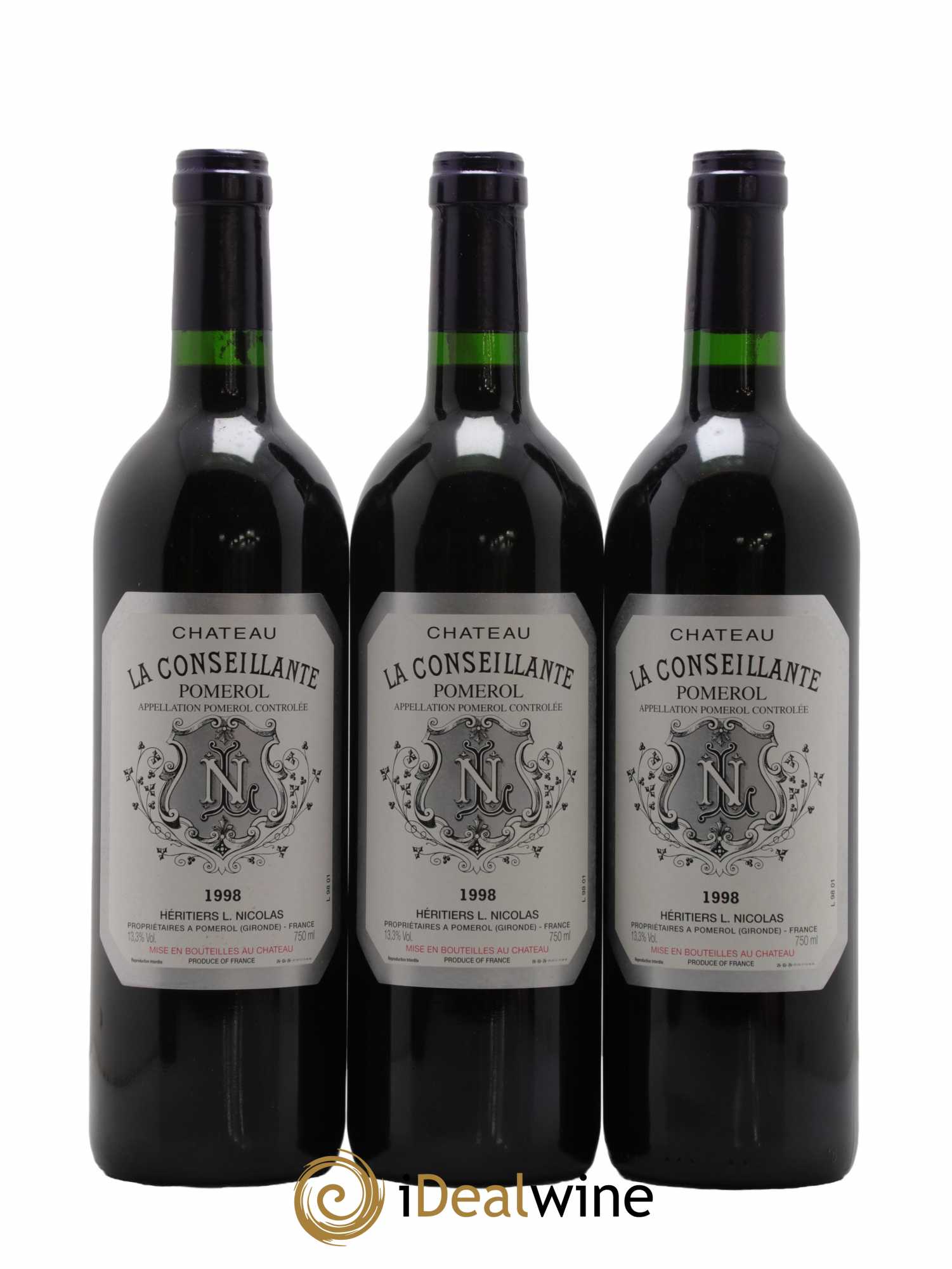 Château la Conseillante 1998 - Lot de 12 bouteilles - 2