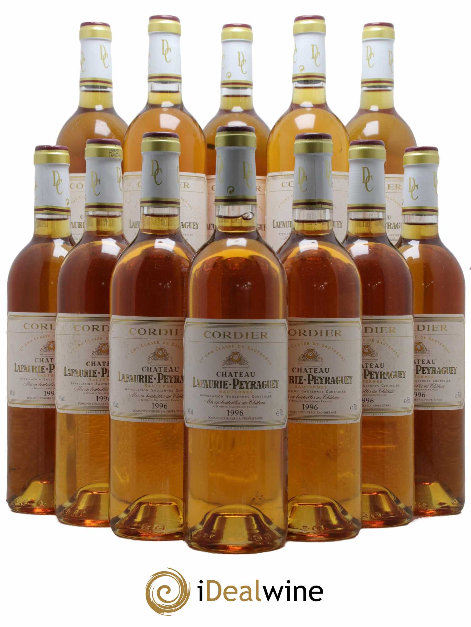 Château Lafaurie-Peyraguey 1er Grand Cru Classé 1996 - Lotto di 12 bottiglie - 0