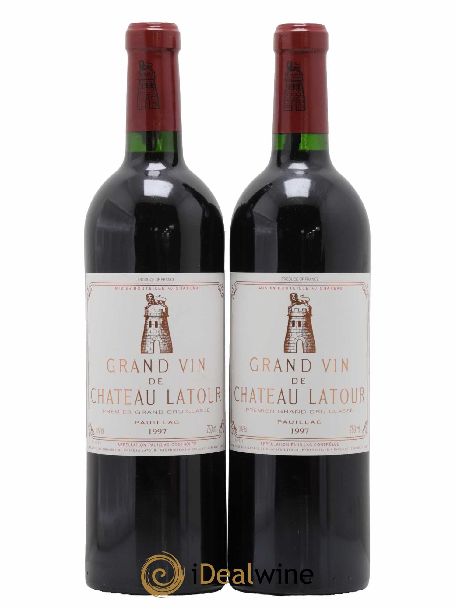 Château Latour 1er Grand Cru Classé 1997 - Lot de 2 bouteilles - 0