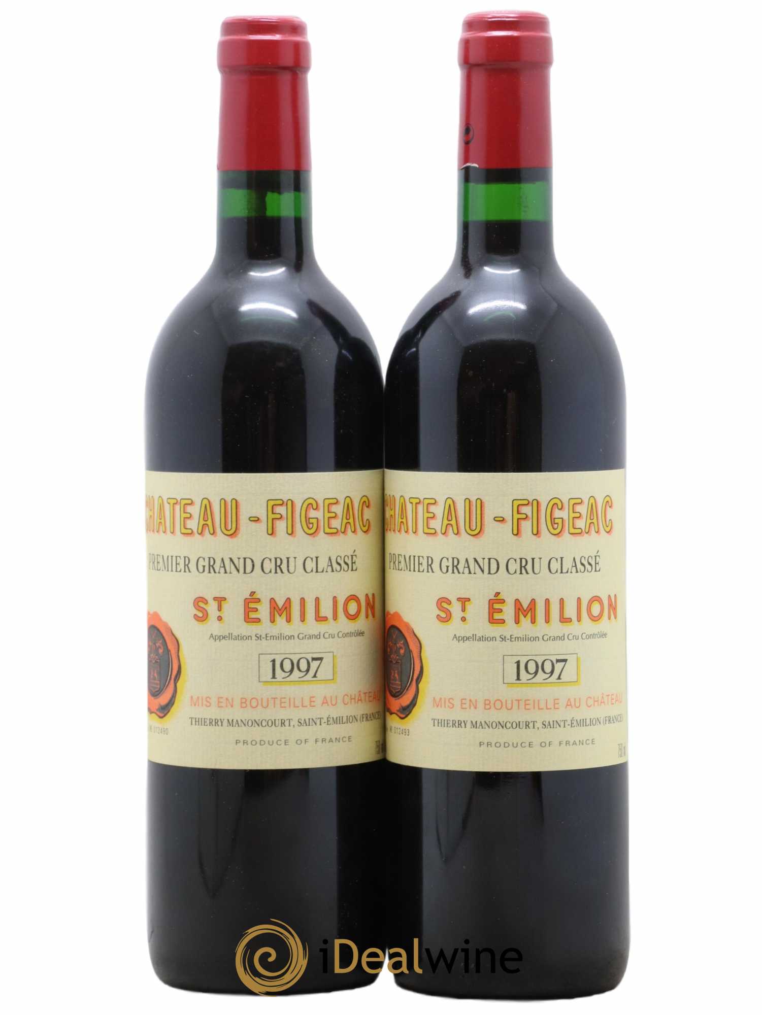 Château Figeac 1er Grand Cru Classé A 1997 - Lot of 2 bottles - 0