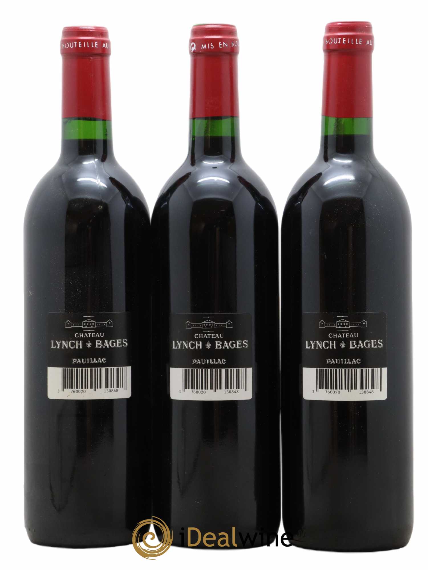 Château Lynch Bages 5ème Grand Cru Classé 2000 - Lot de 3 bouteilles - 1