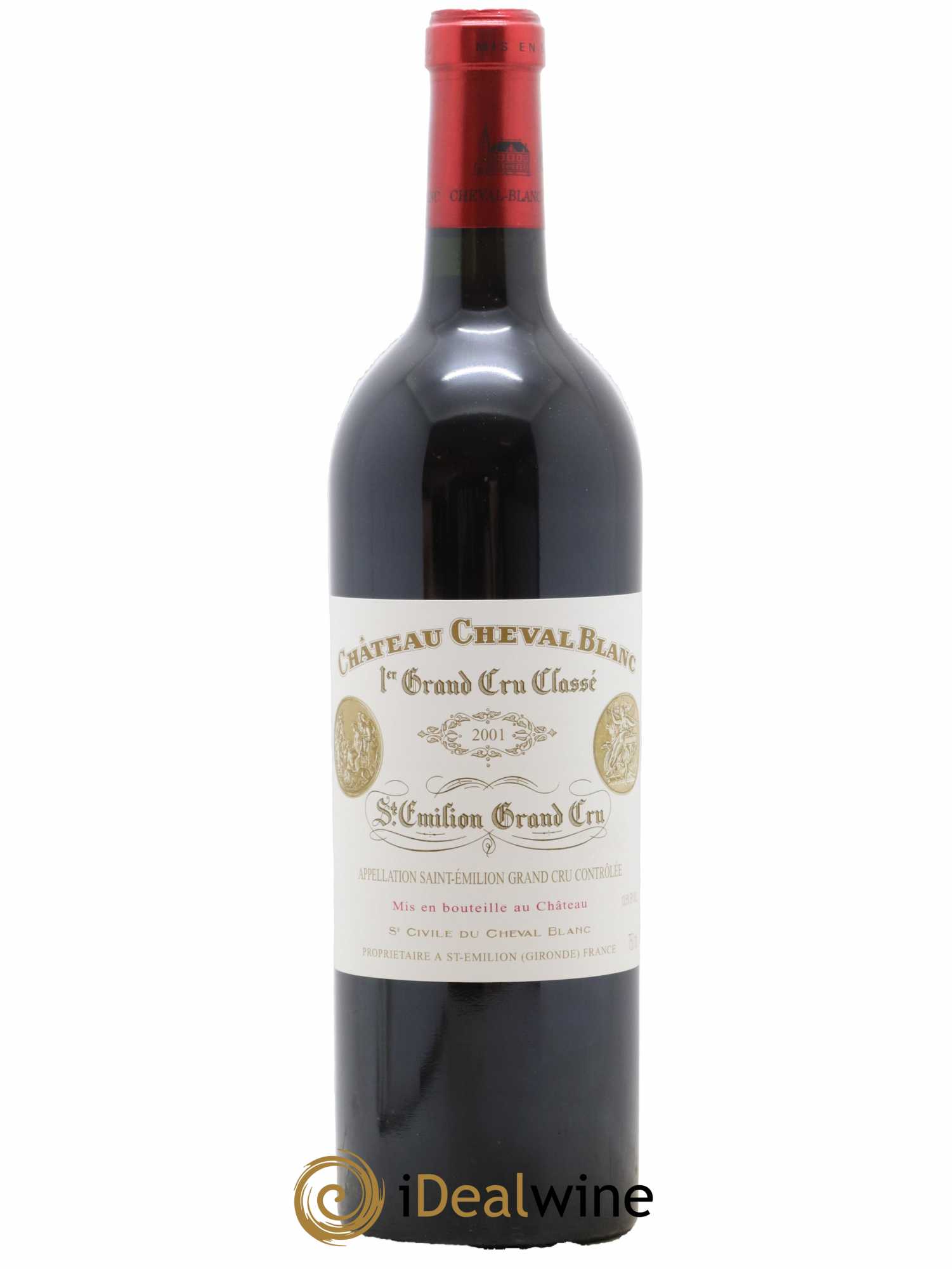Château Cheval Blanc 1er Grand Cru Classé A 2001 - Lot de 1 bouteille - 0