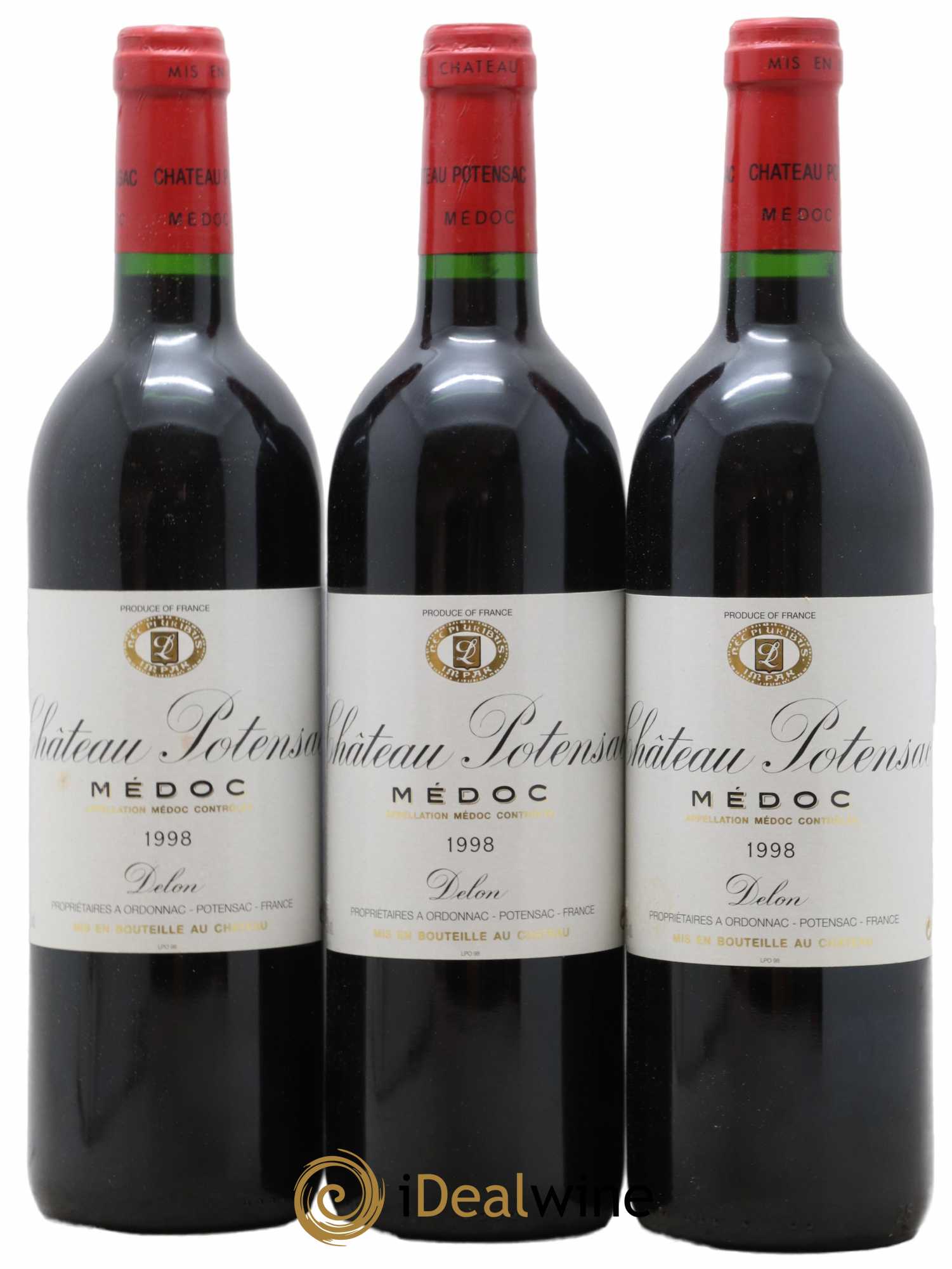 Château Potensac 1998 - Lot de 6 bouteilles - 2