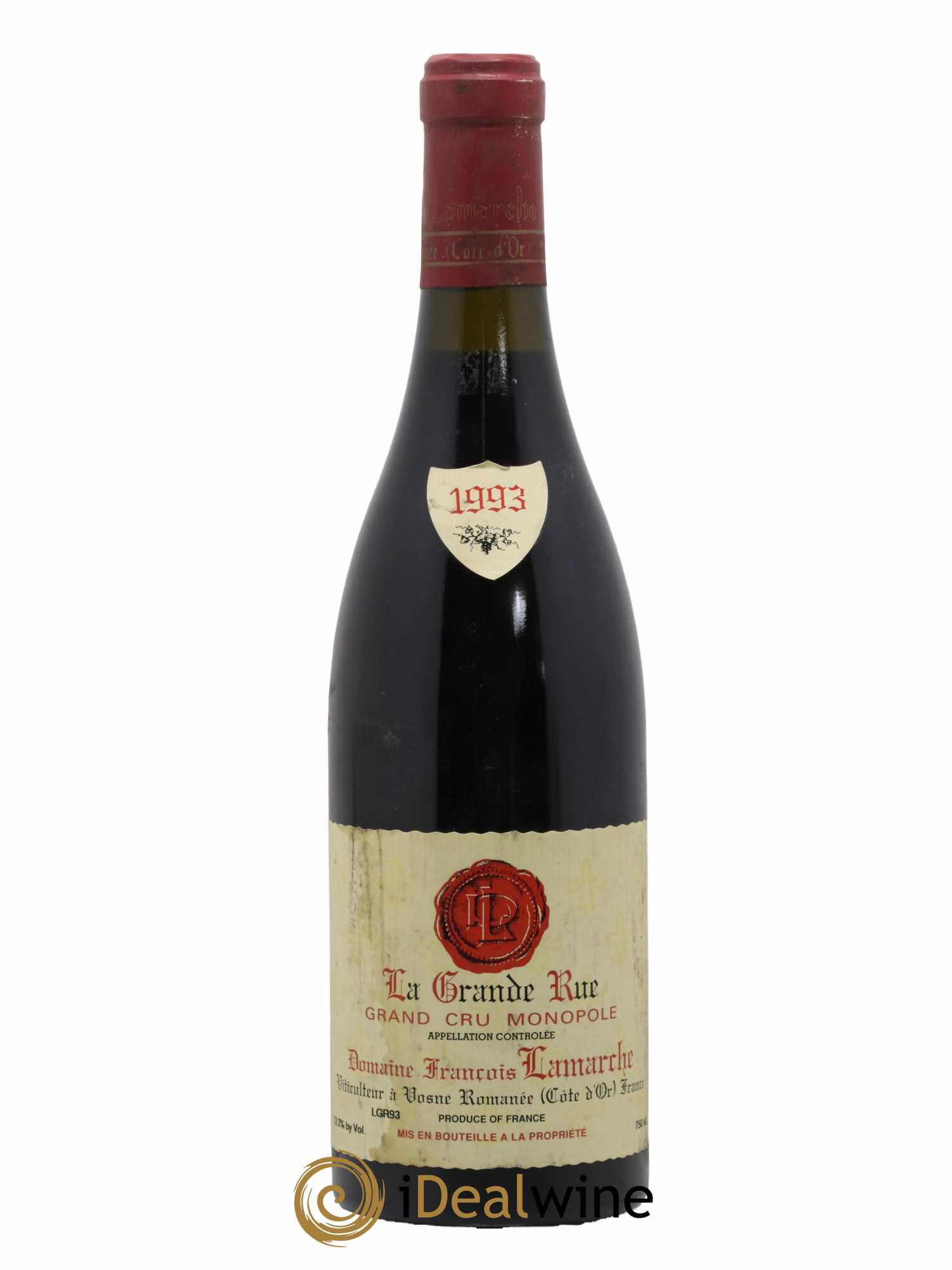 La Grande Rue Grand Cru Lamarche (Domaine) 1993 - Lot de 1 bouteille - 0