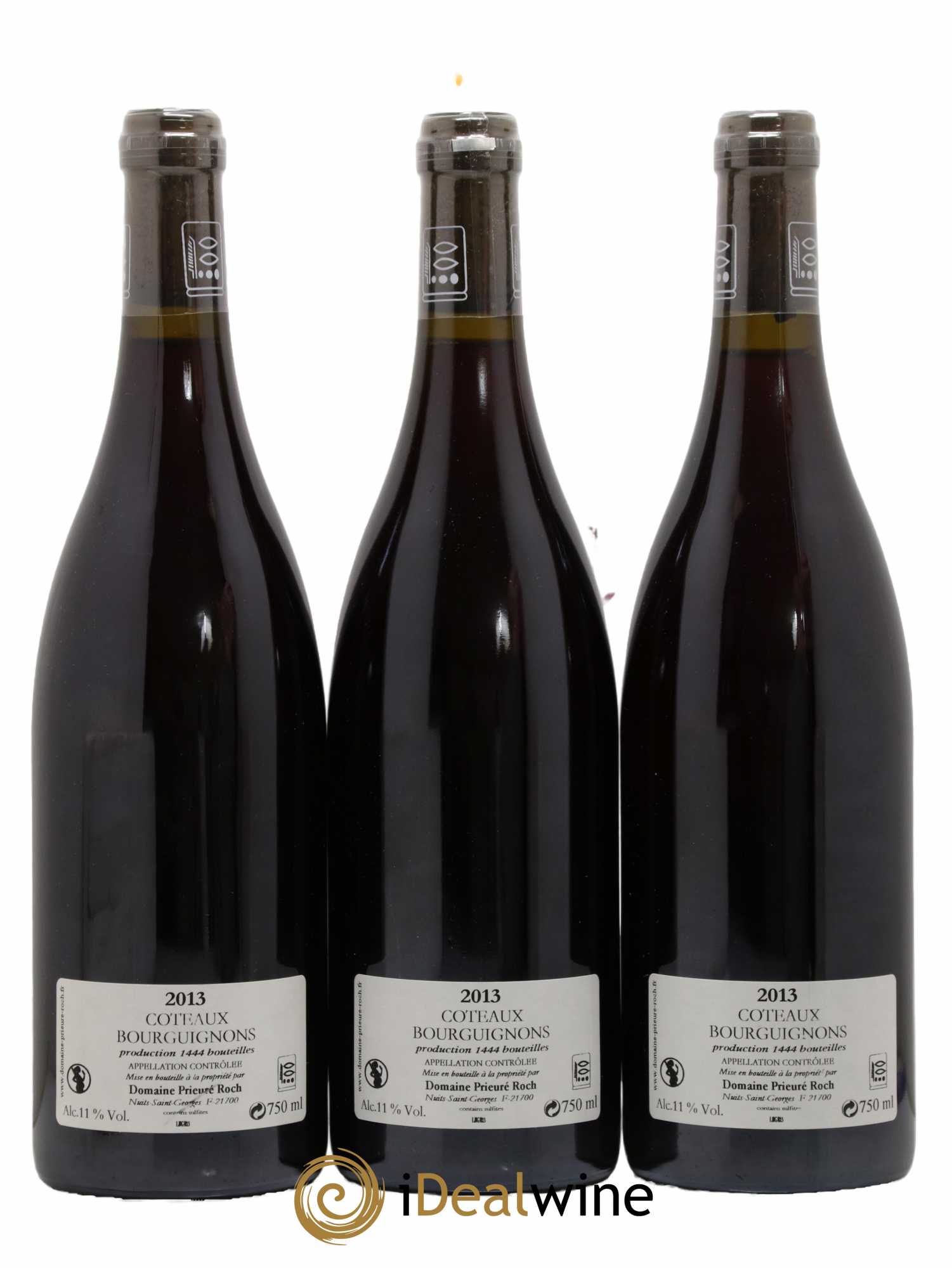 Coteaux Bourguignons Prieuré Roch 2013 - Lot de 3 bouteilles - 1
