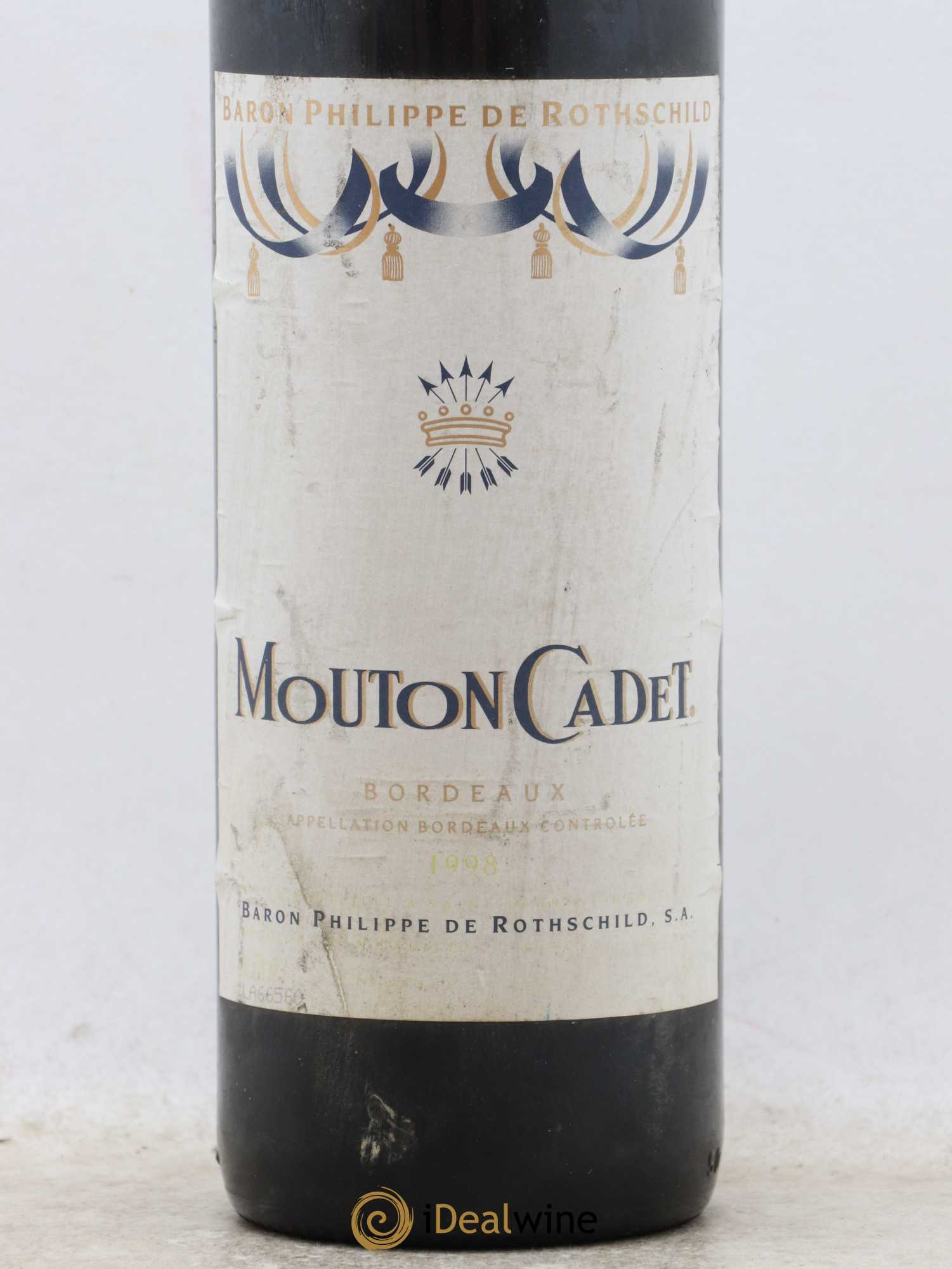 Château Mouton Cadet 1998 - Lot de 1 bouteille - 1