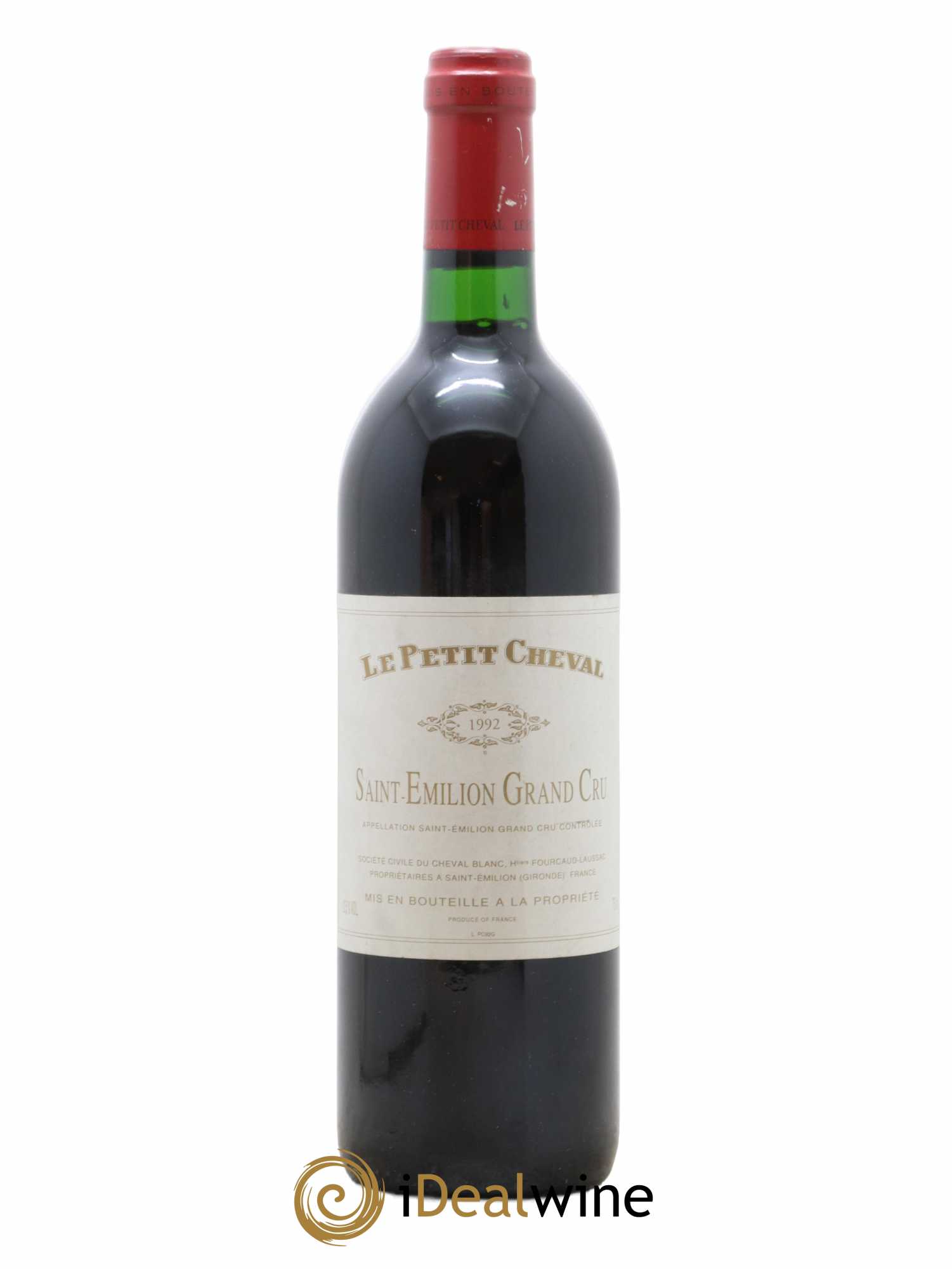 Le Petit Cheval Second Vin 1992 - Lot de 1 bouteille - 0